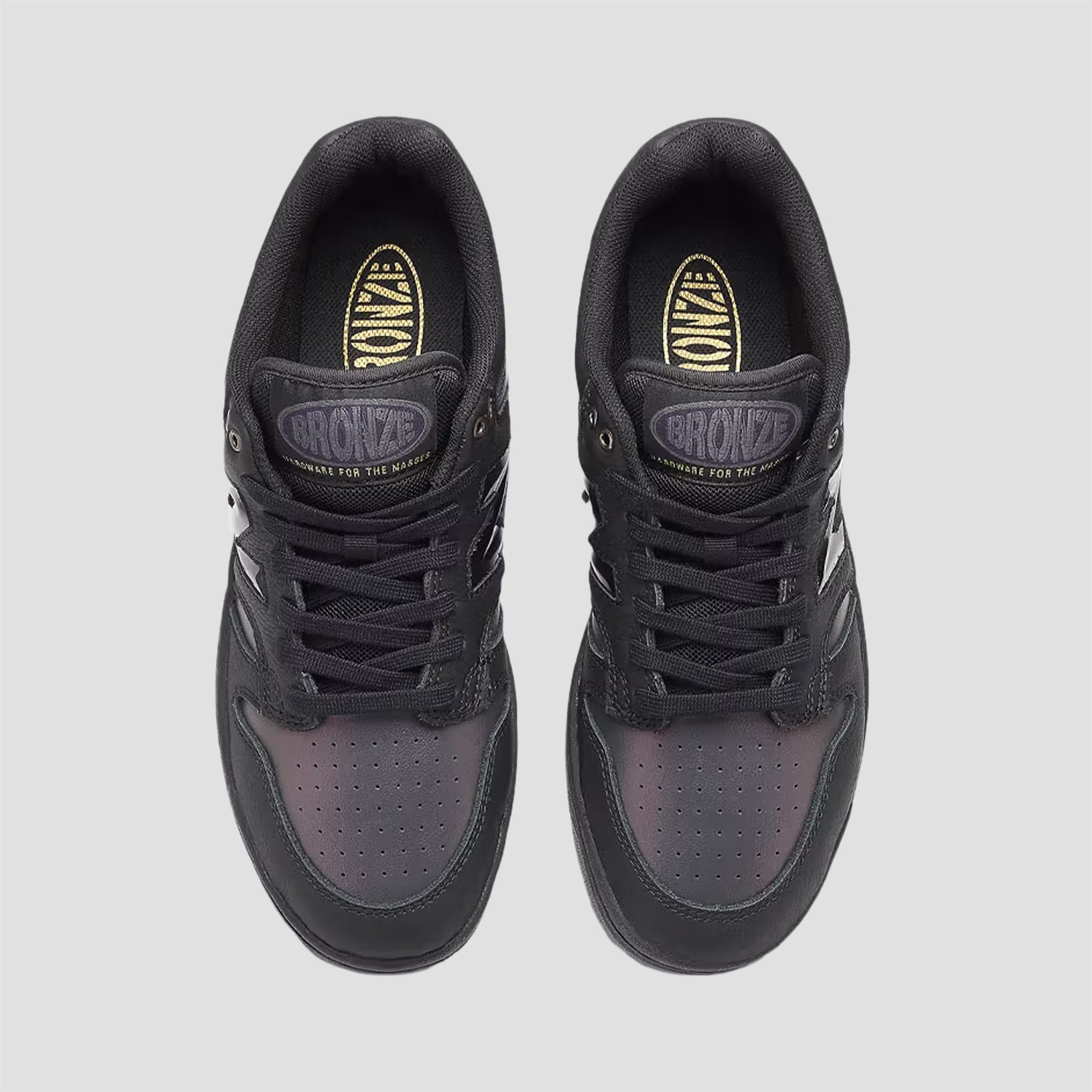 New Balance X Bronze 56K 480 Skate Shoes Black / Purple