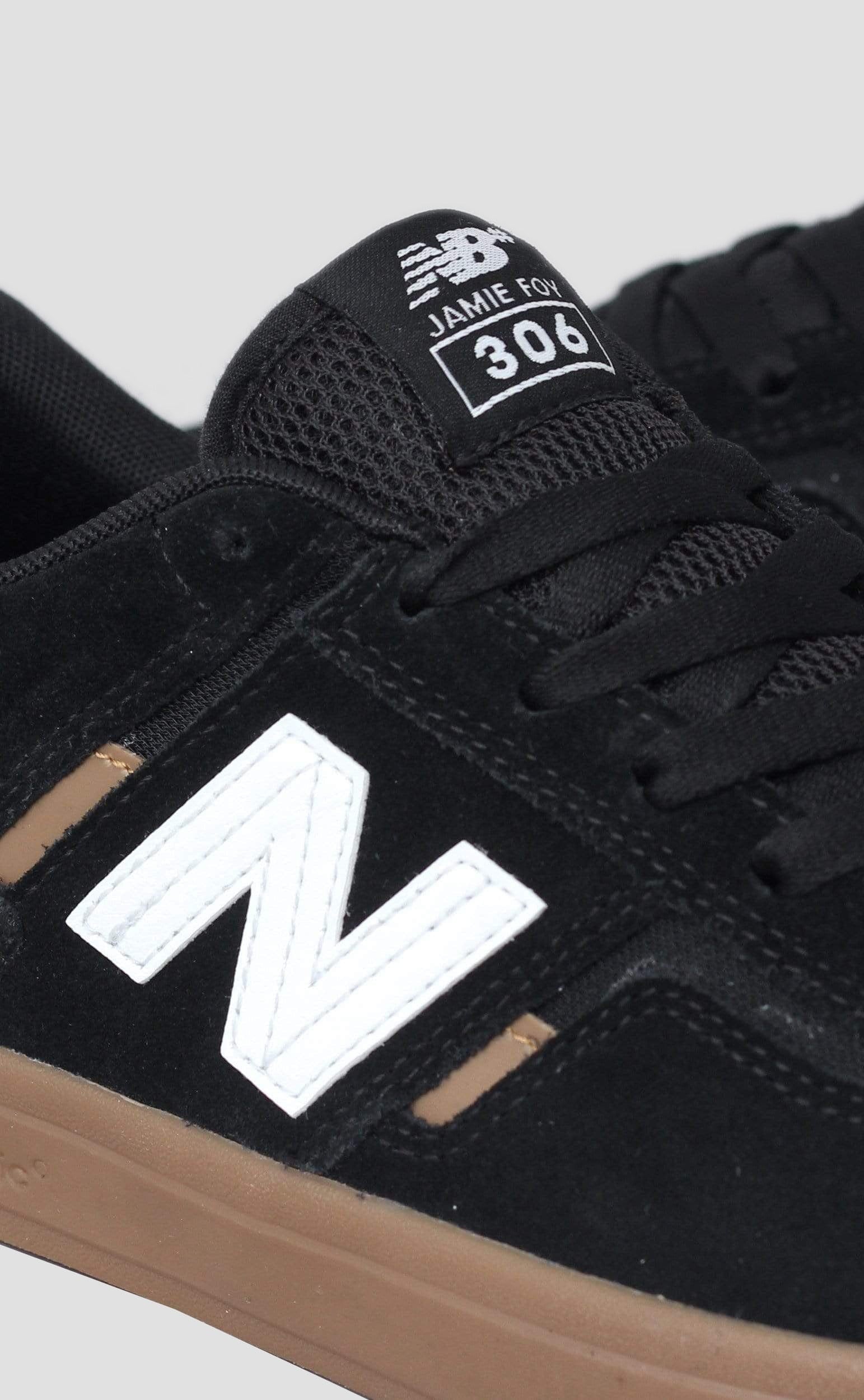 New Balance Jamie Foy 306 Skate Shoes Black / Gum