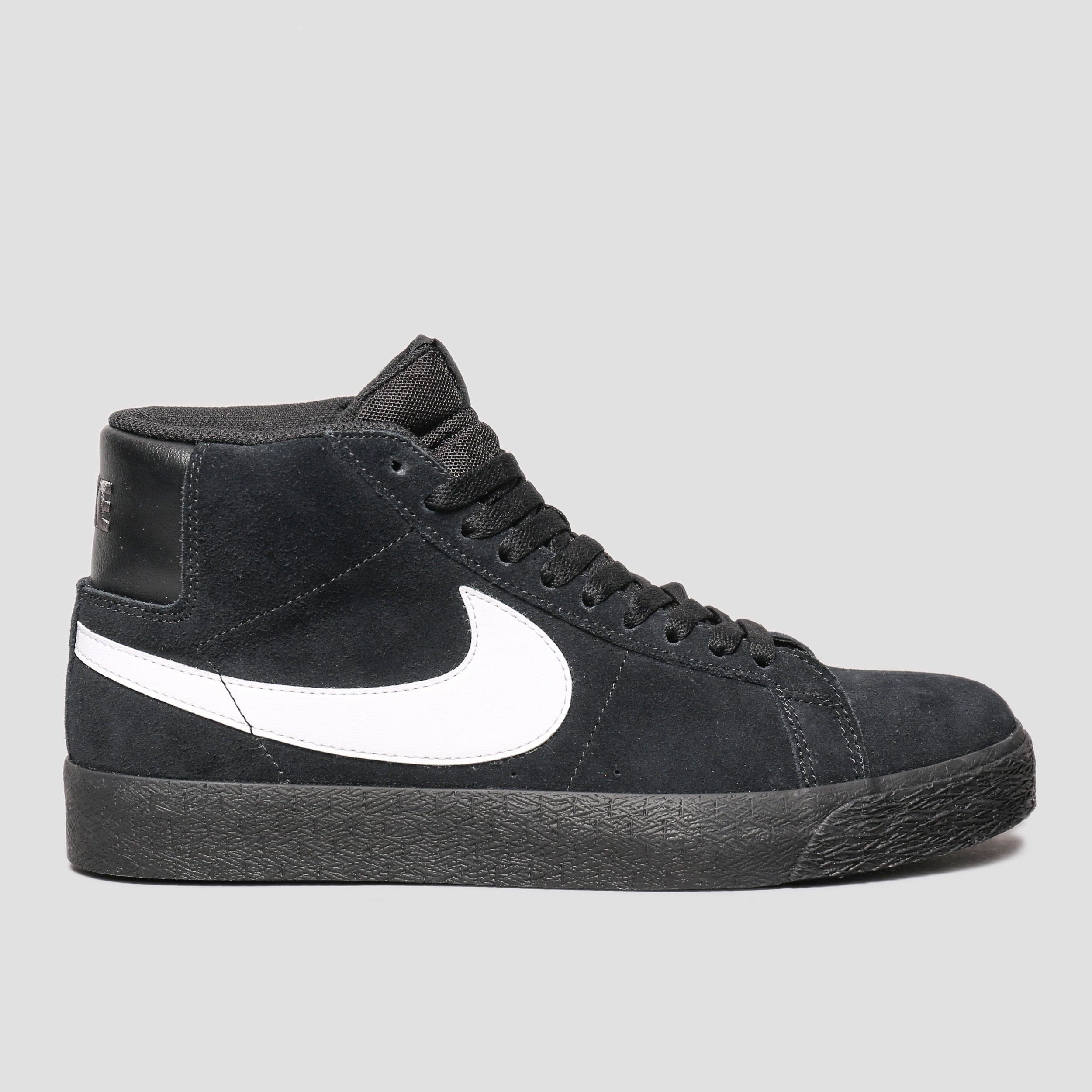 Nike SB Blazer Mid Shoes Black / White - Black - Black