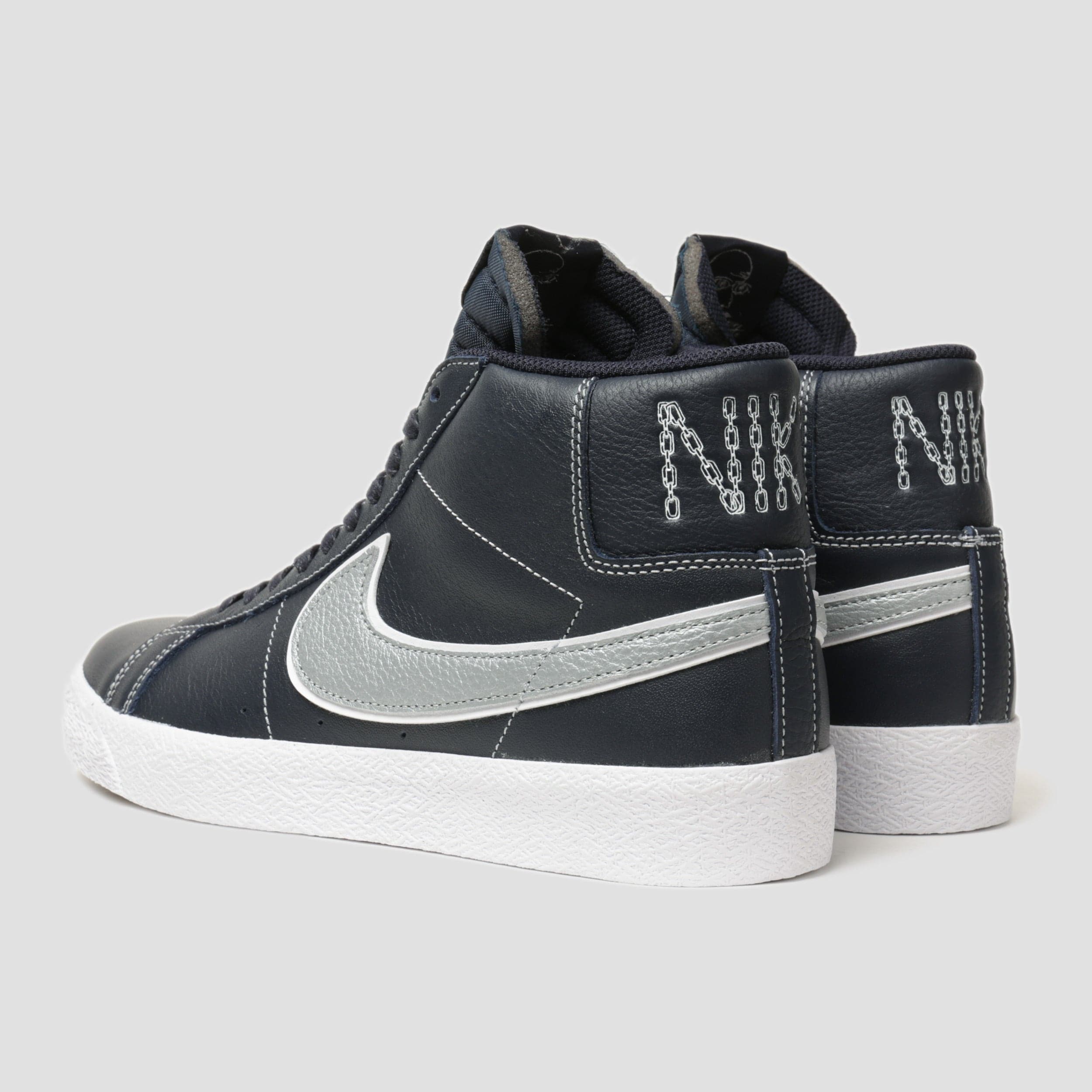 Nike SB Zoom Blazer Mid MS QS Blackened Blue / Wolf Grey