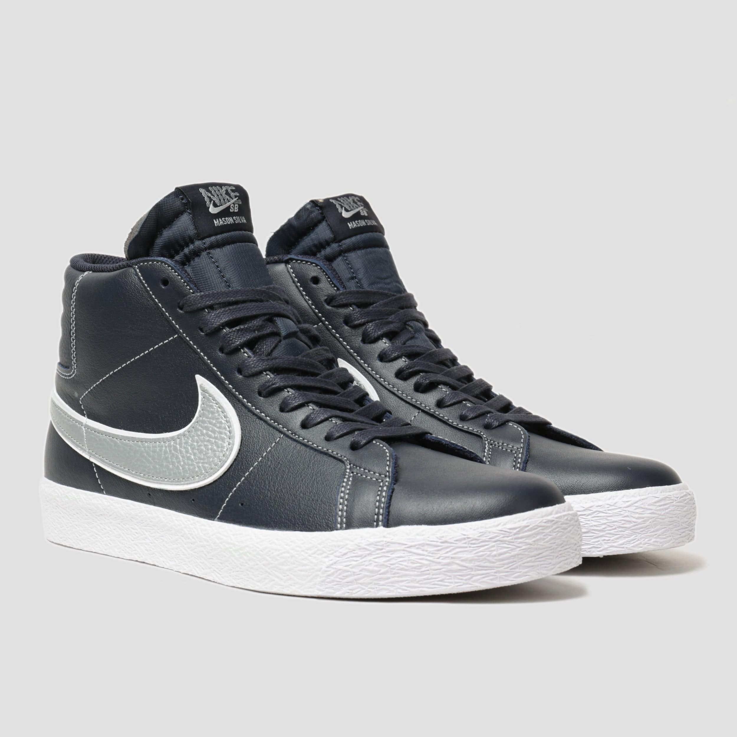 Nike SB Zoom Blazer Mid MS QS Blackened Blue / Wolf Grey