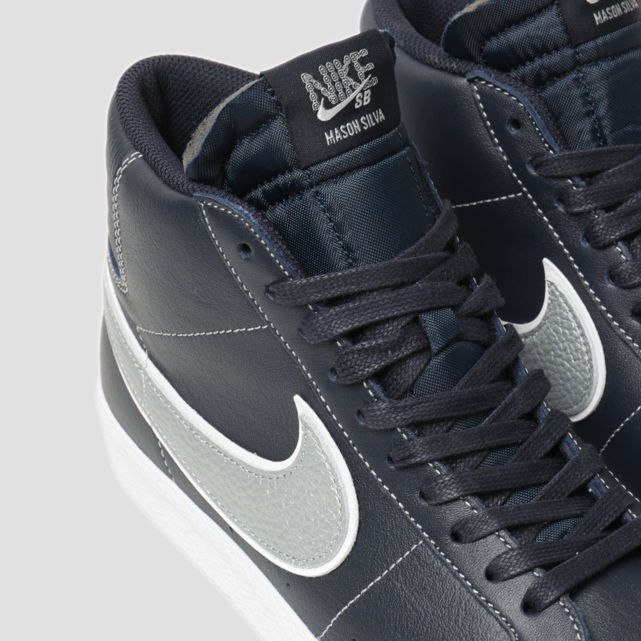 Nike SB Zoom Blazer Mid MS QS Blackened Blue / Wolf Grey