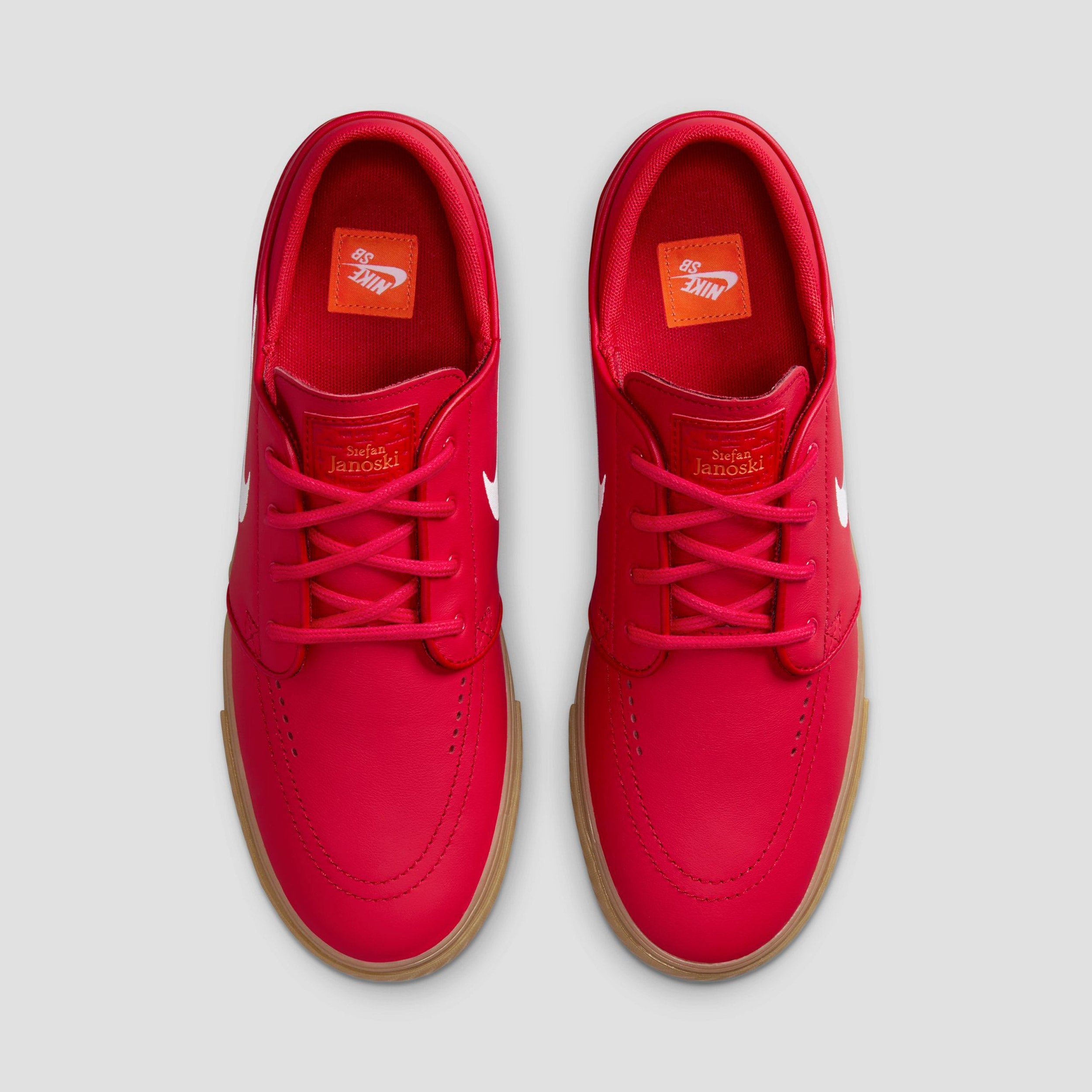 Nike SB Zoom Stefan Janoski Skate Shoes University Red / White / University Red