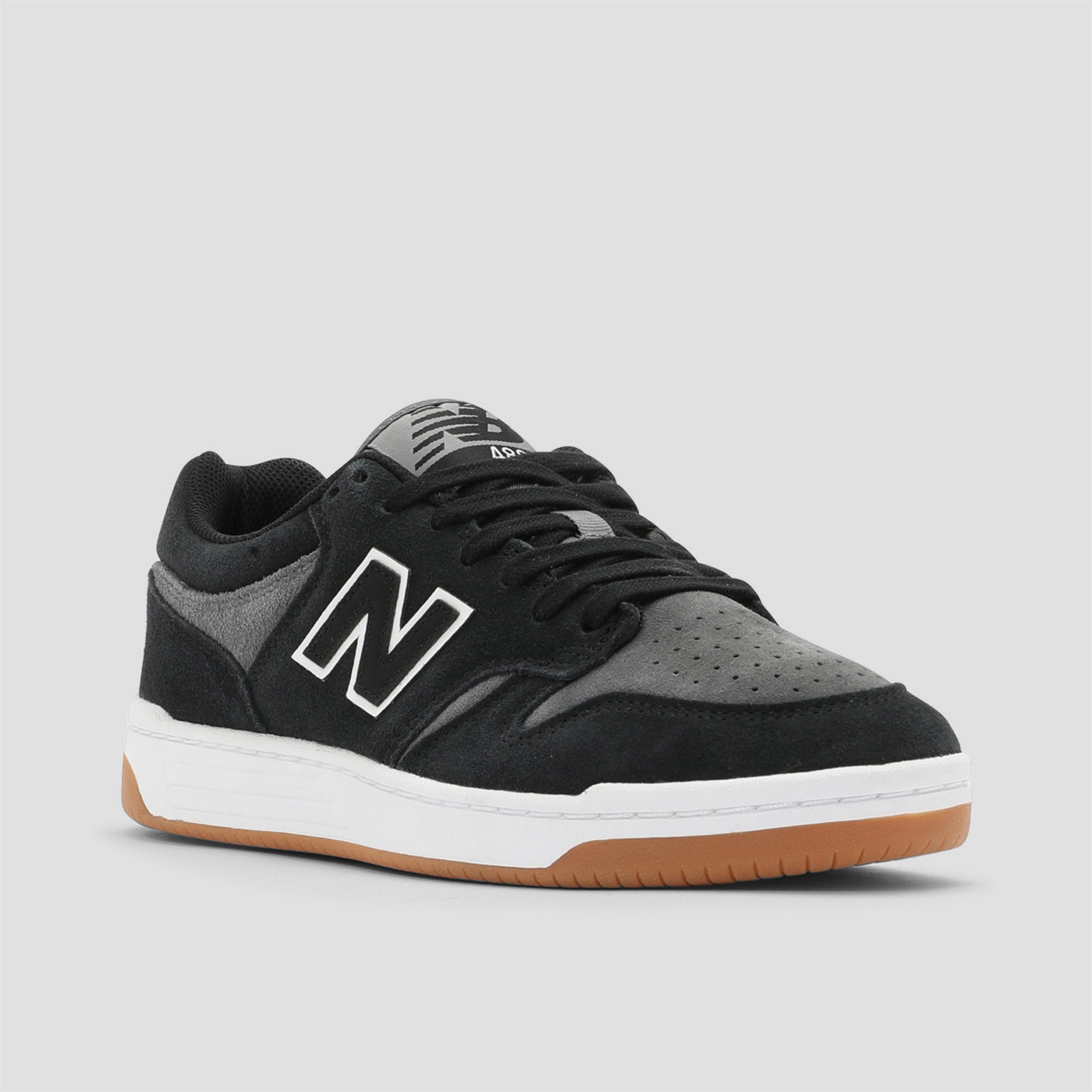 New Balance 480 Skate Shoes Black / White / Gum