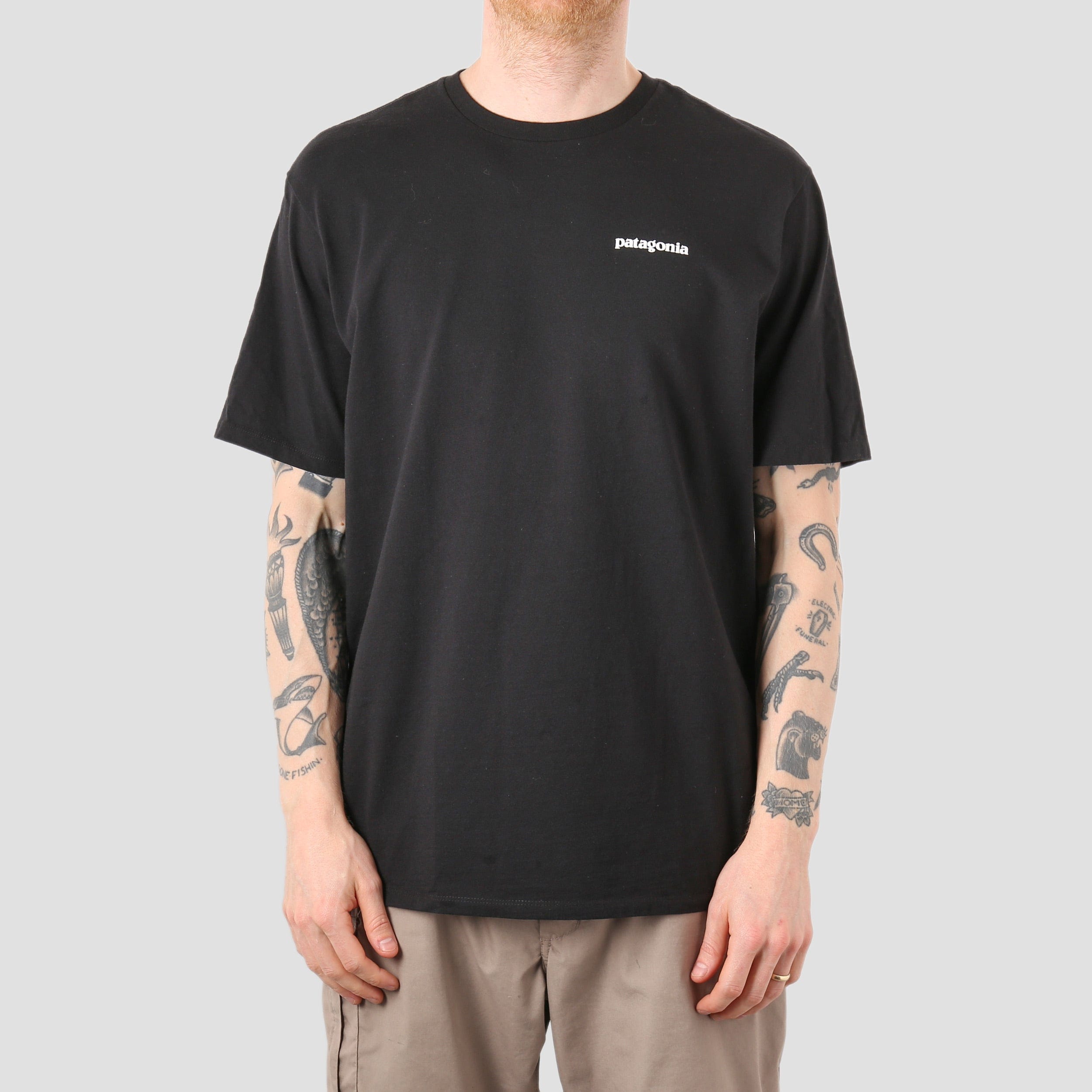 Patagonia P-6 Logo Responsibili T-Shirt Black