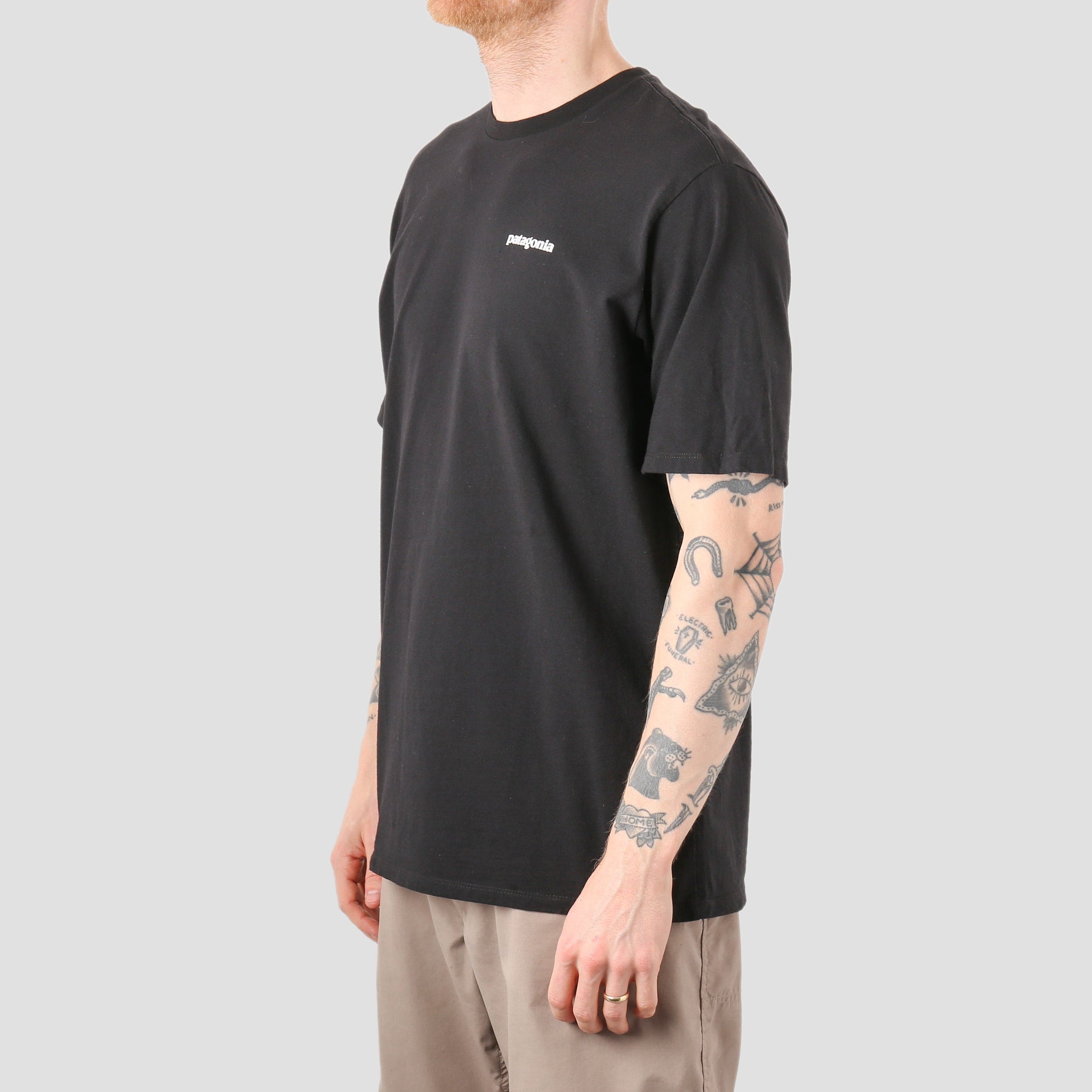 Patagonia P-6 Logo Responsibili T-Shirt Black