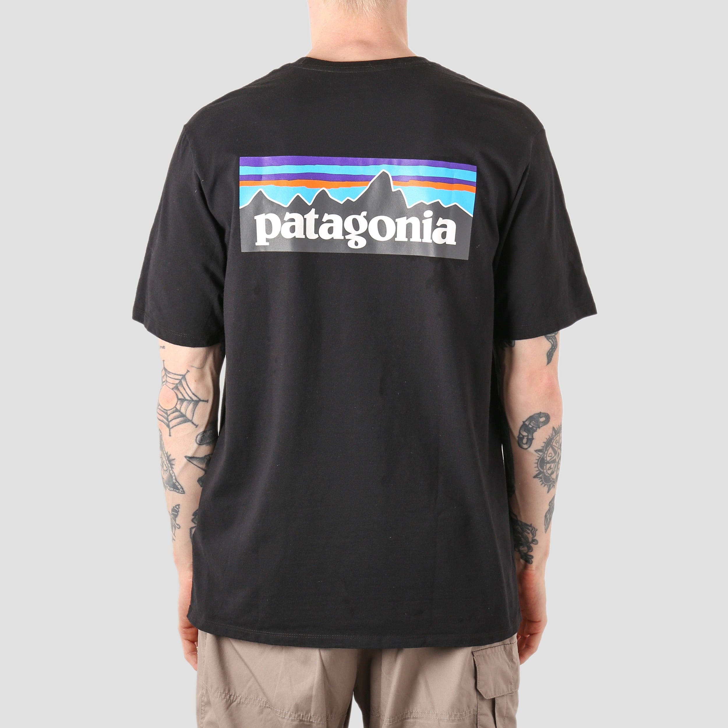Patagonia P-6 Logo Responsibili T-Shirt Black