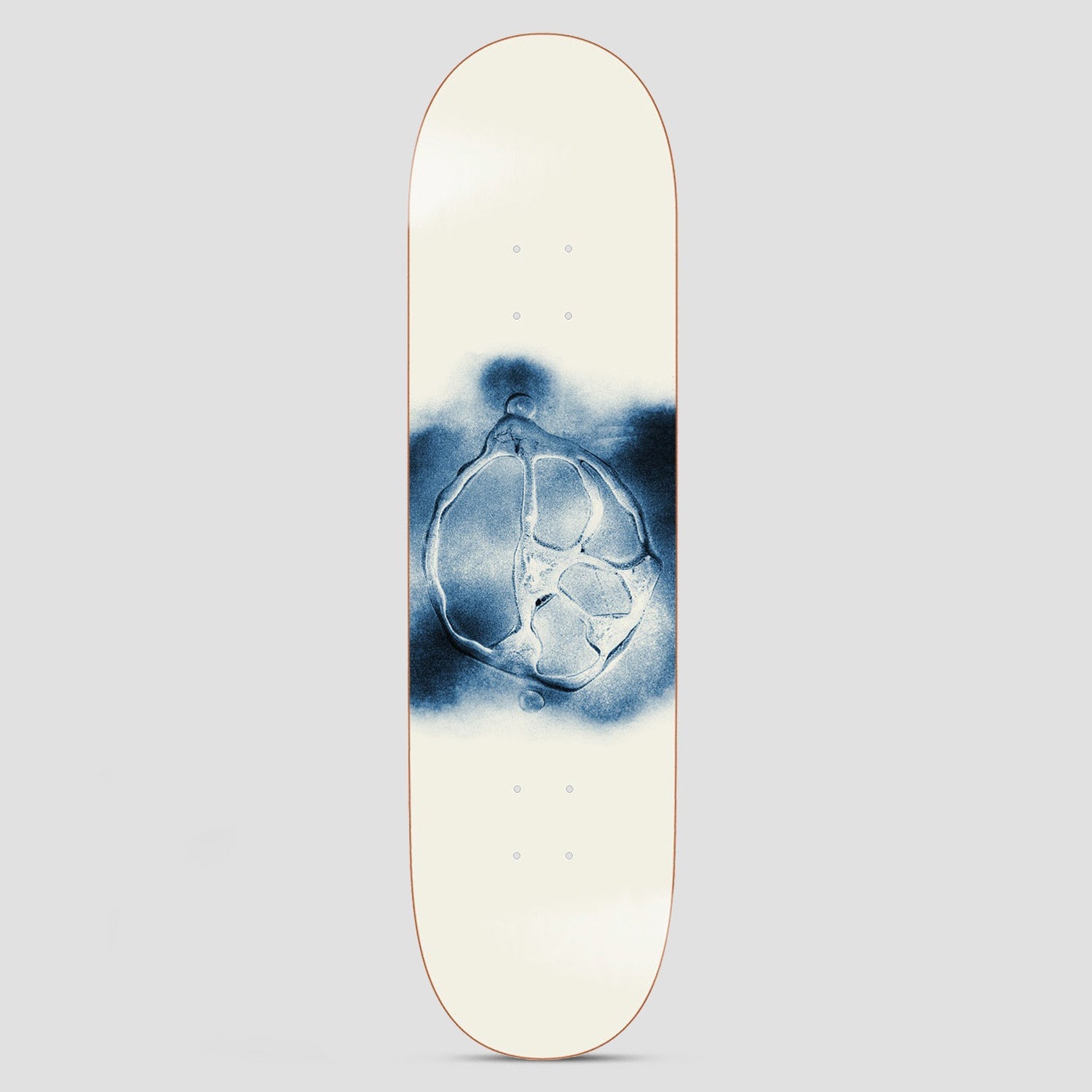 Polar 8.125 Team Stroke Logo Skateboard Deck Cream