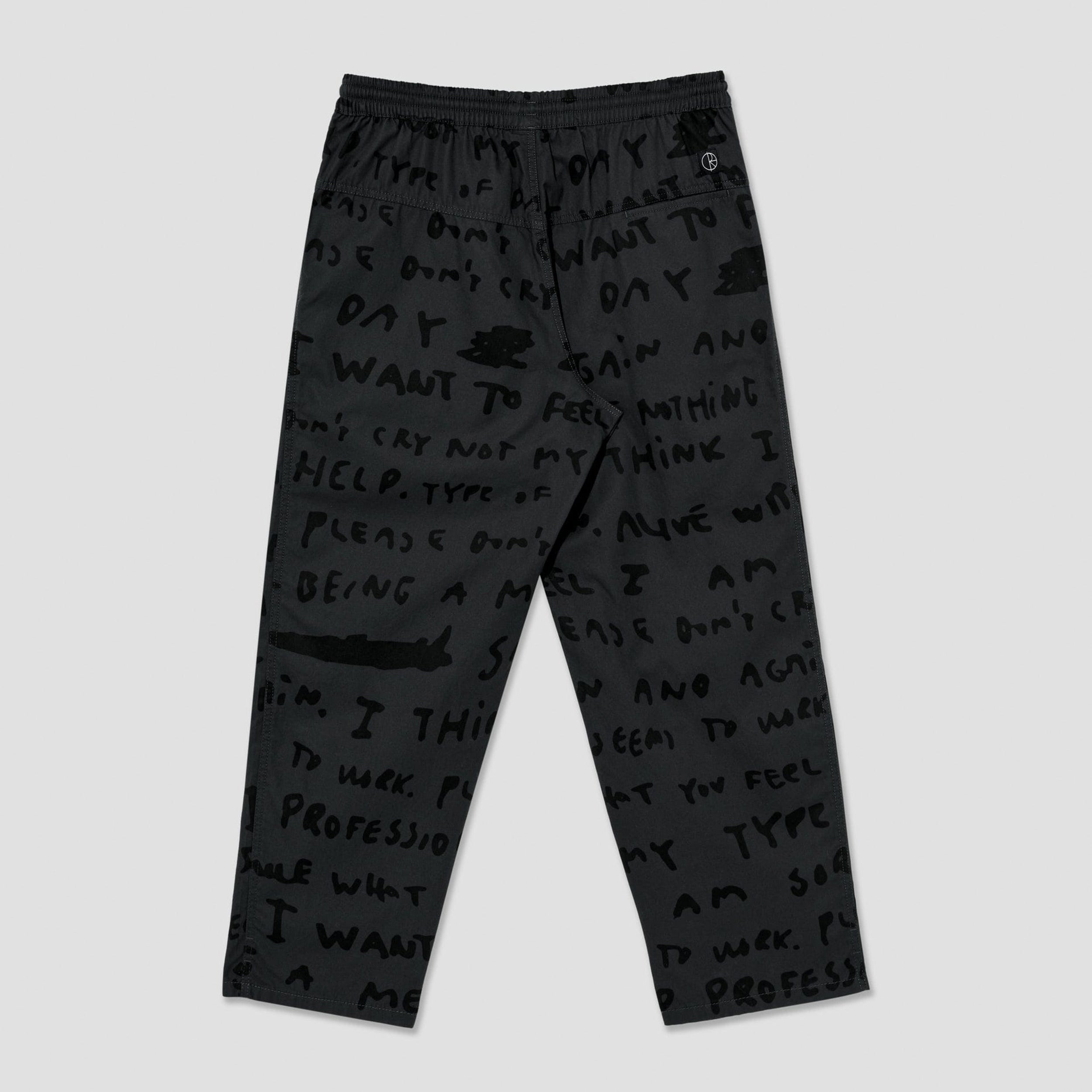 Polar Sad Notes Surf Pants Graphite