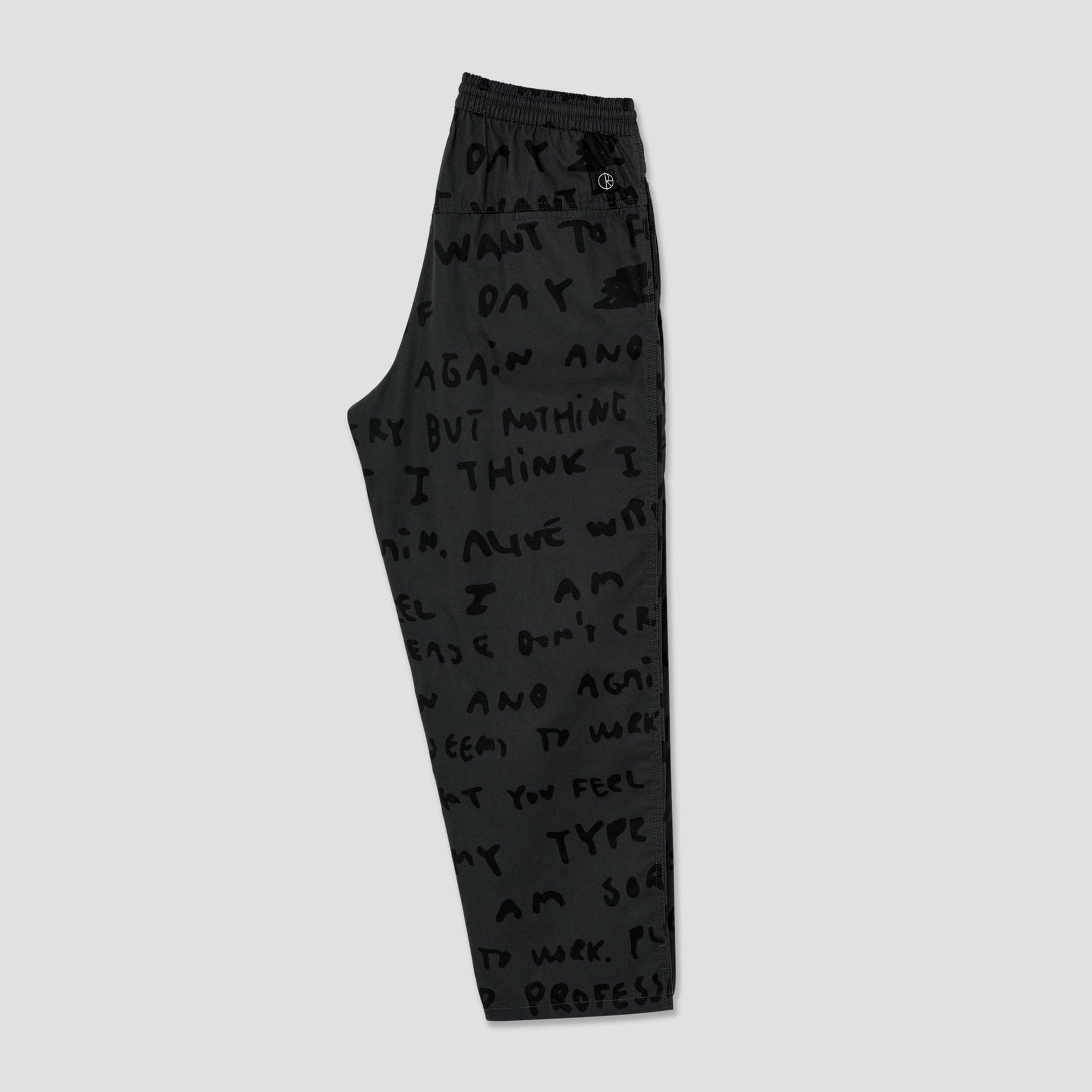 Polar Sad Notes Surf Pants Graphite