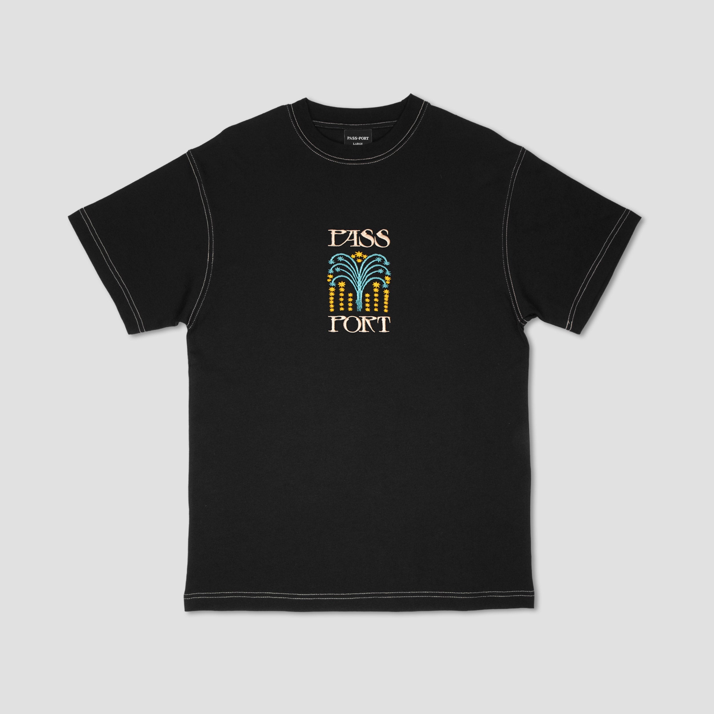 Passport Roman Candle T-Shirt Black