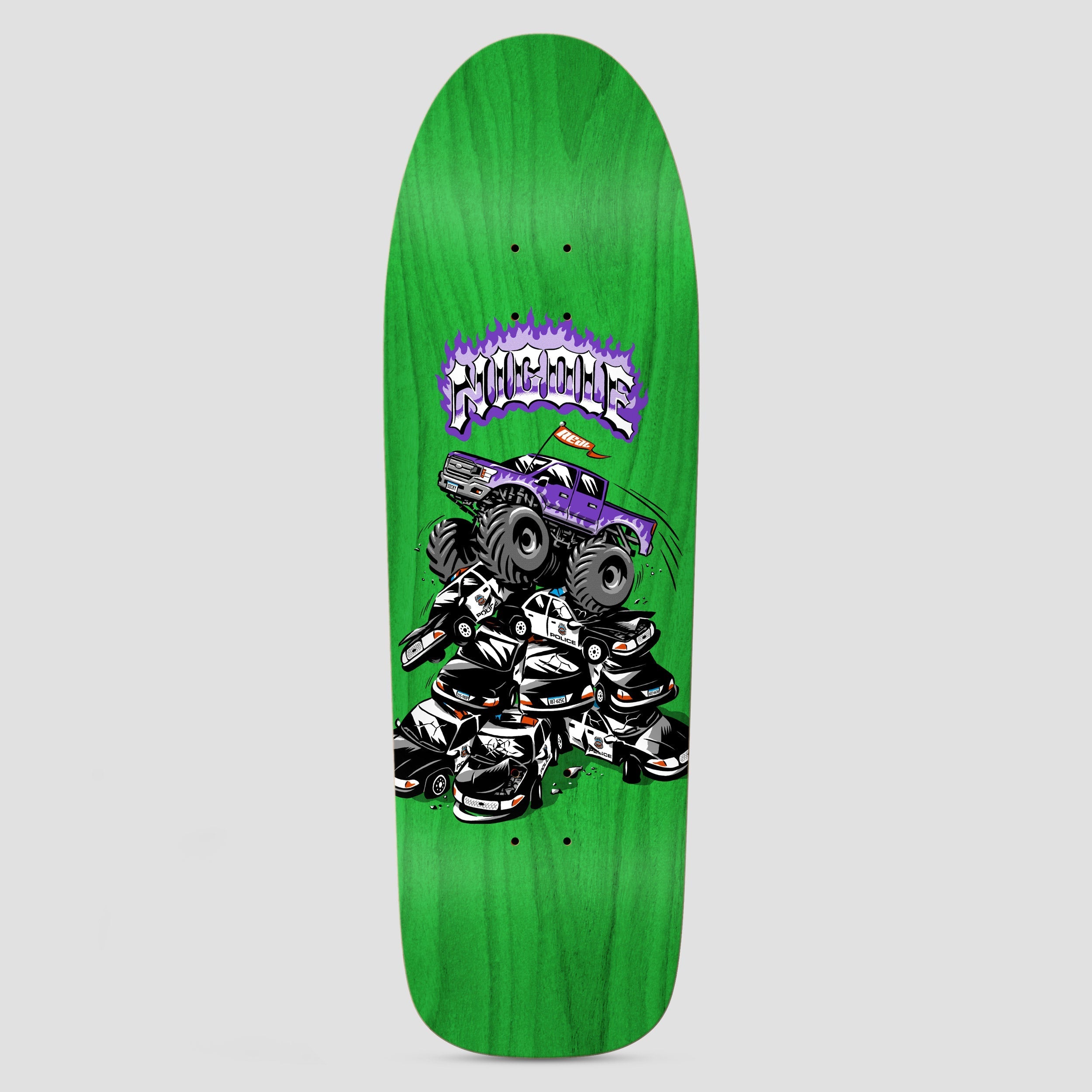 Real 9.75 Nicole Pig Romp Skateboard Deck