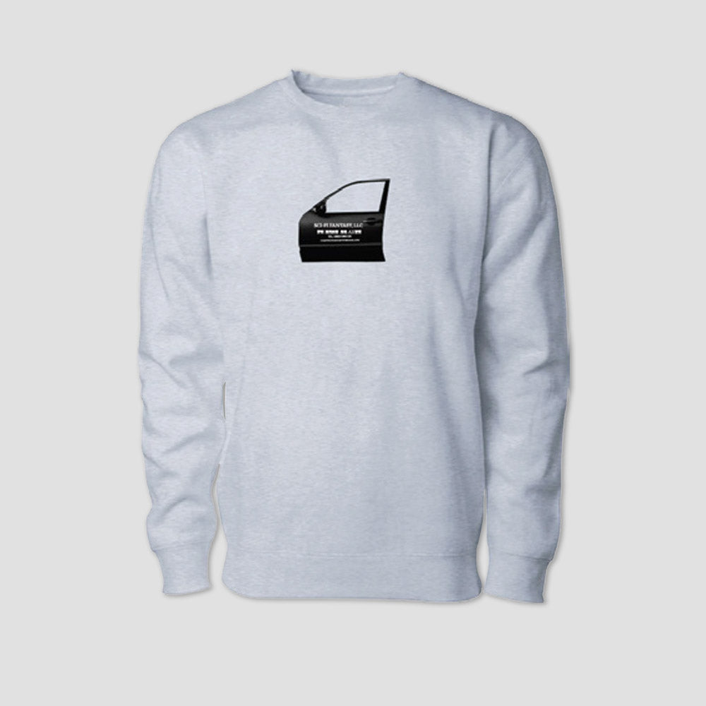 Sci-Fi Fantasy Car Door Crewneck Heather