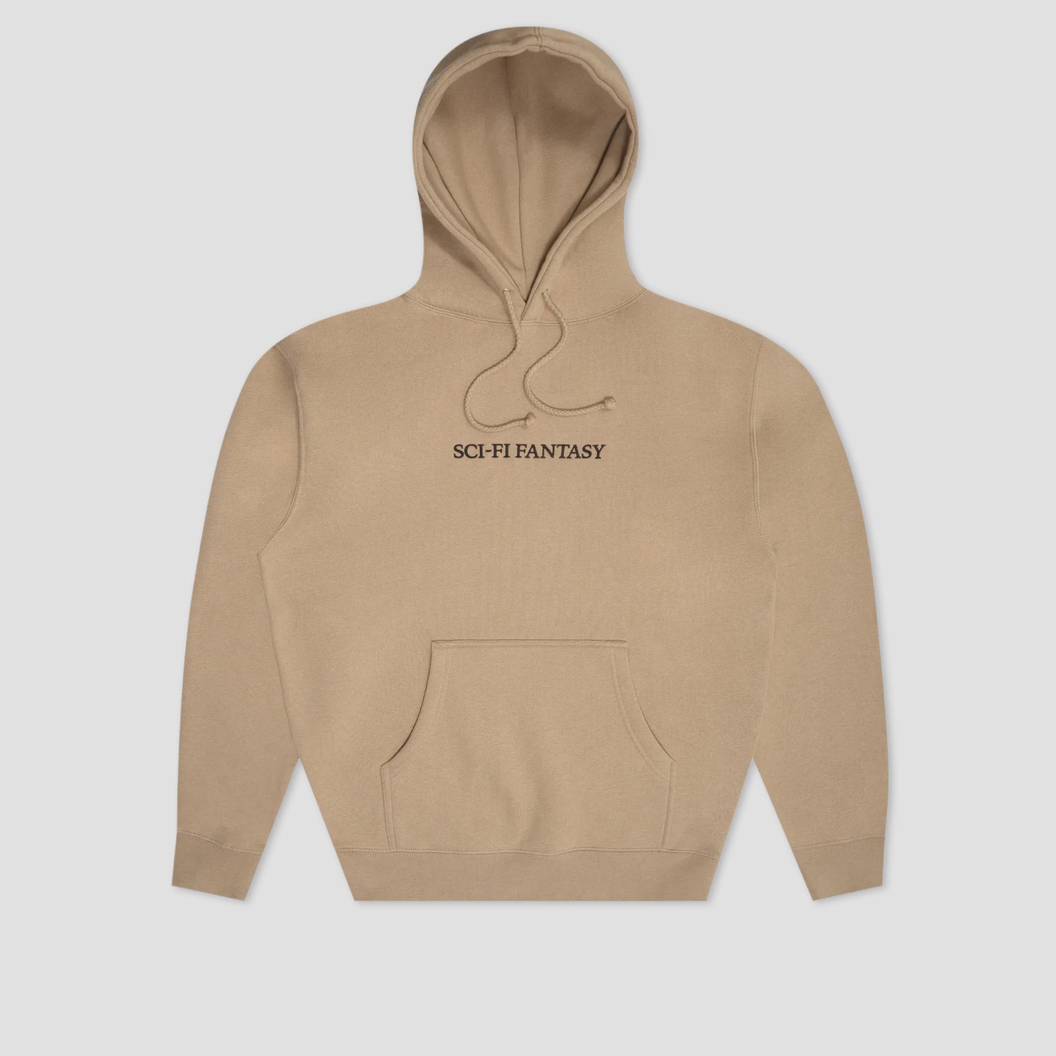 Sci-Fi Fantasy Logo Hooded Fleece Stone