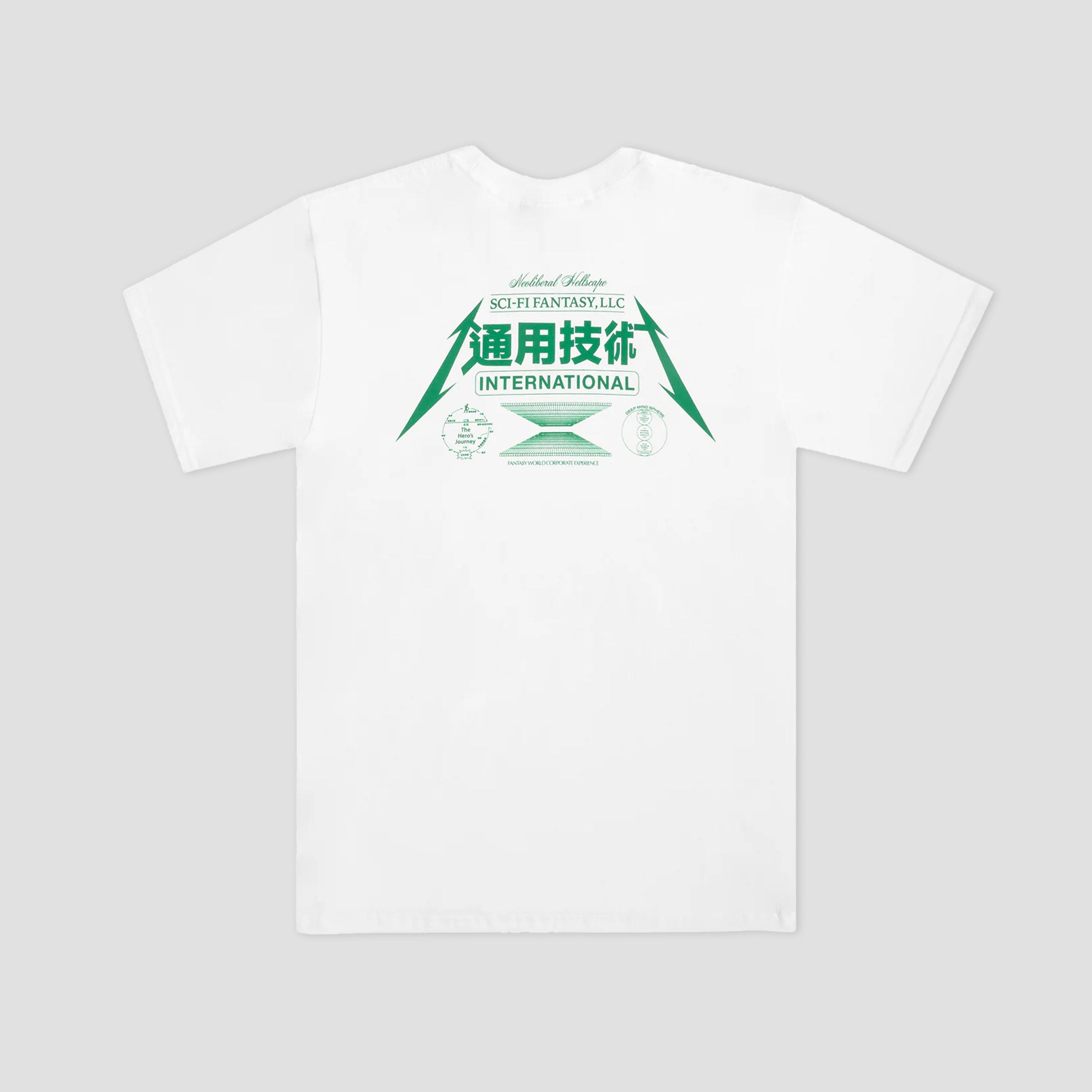 Sci-Fi Fantasy Neoliberal T-Shirt White