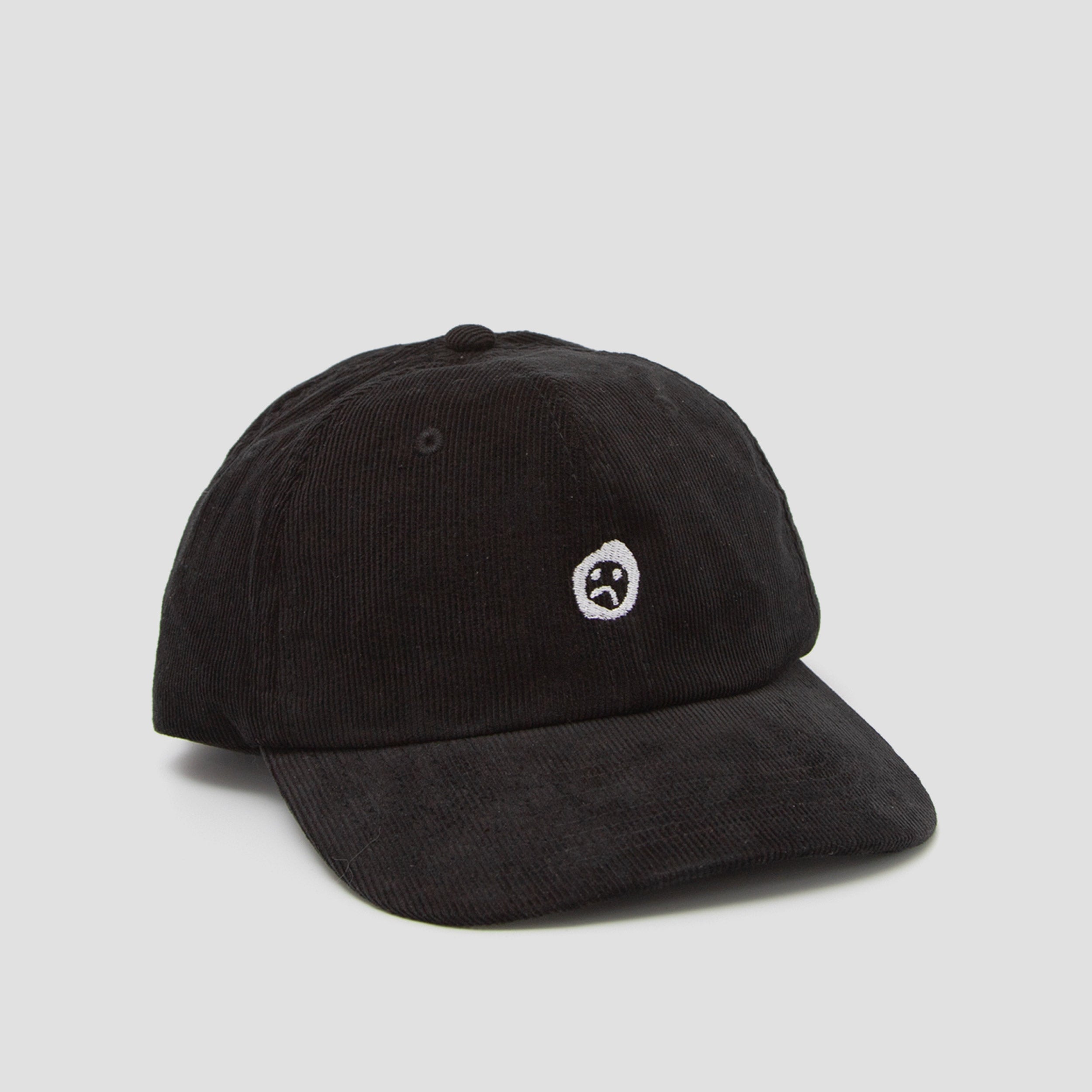 Short Straw Harvey Cord Cap Black
