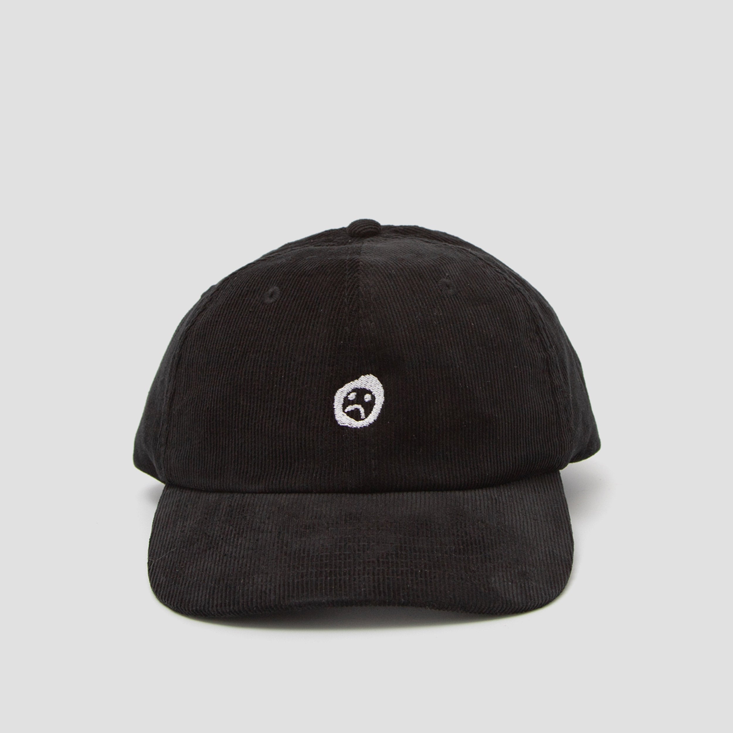 Short Straw Harvey Cord Cap Black