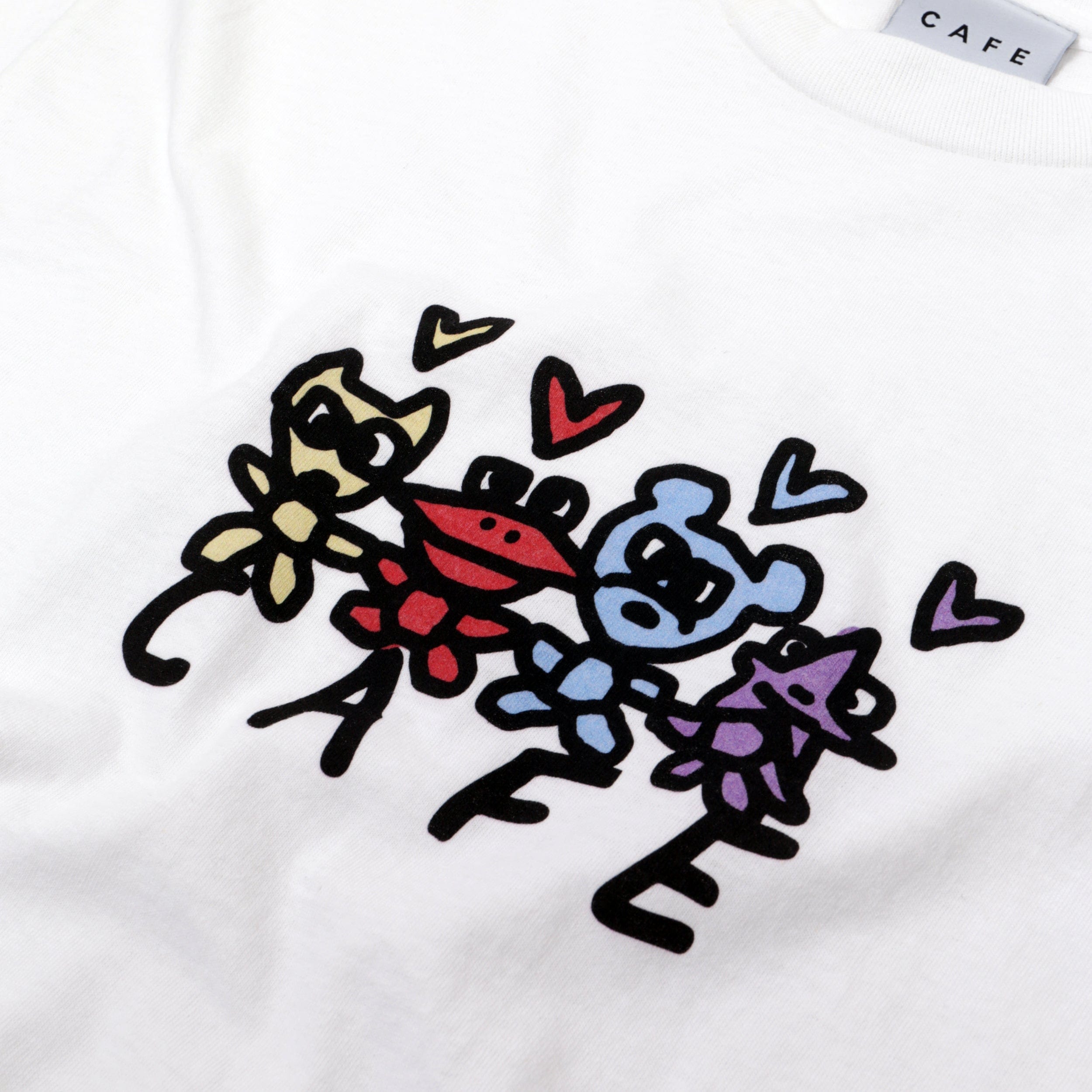Skateboard Cafe Pals T-Shirt White