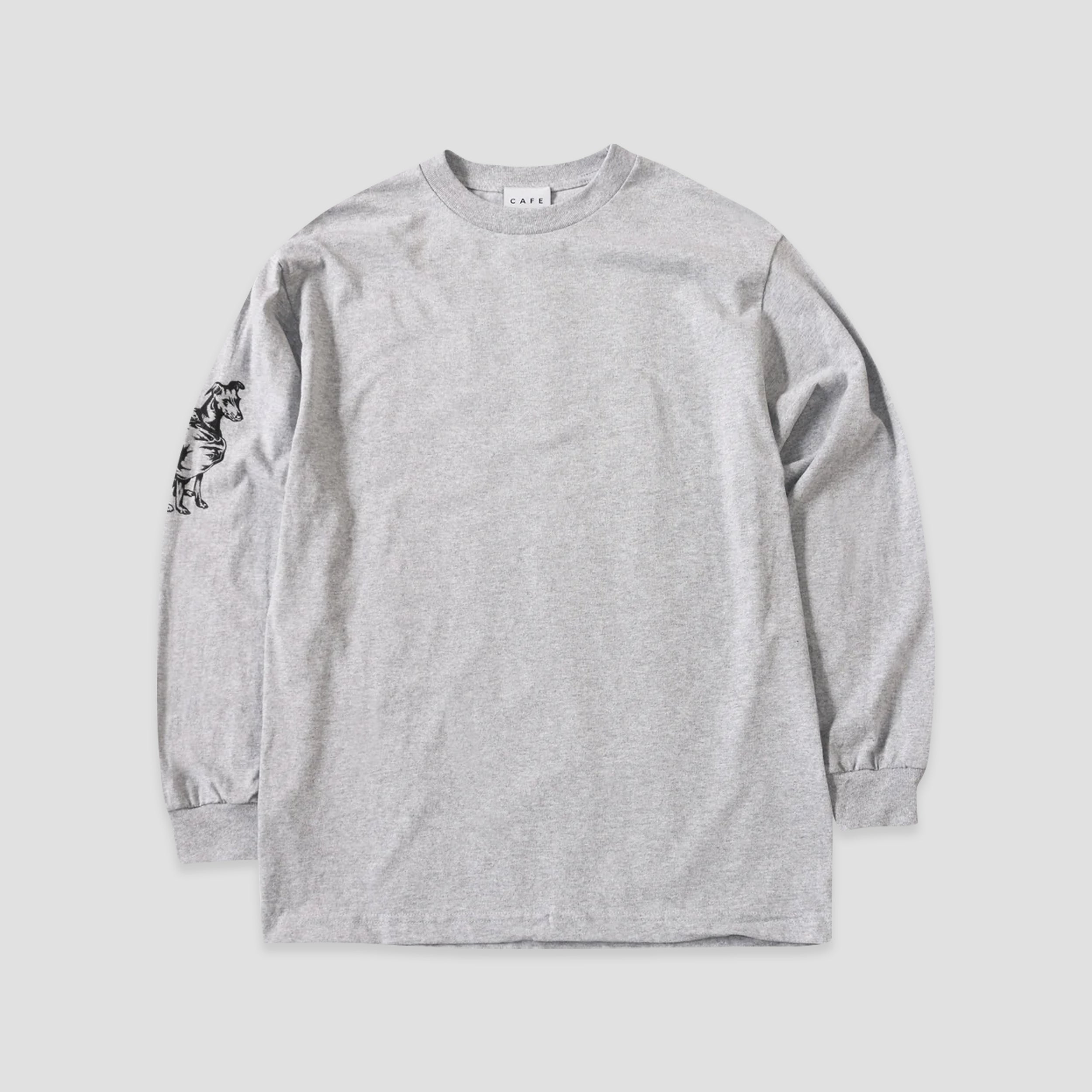 Skateboard Cafe Pooch Longsleeve Ash Heather
