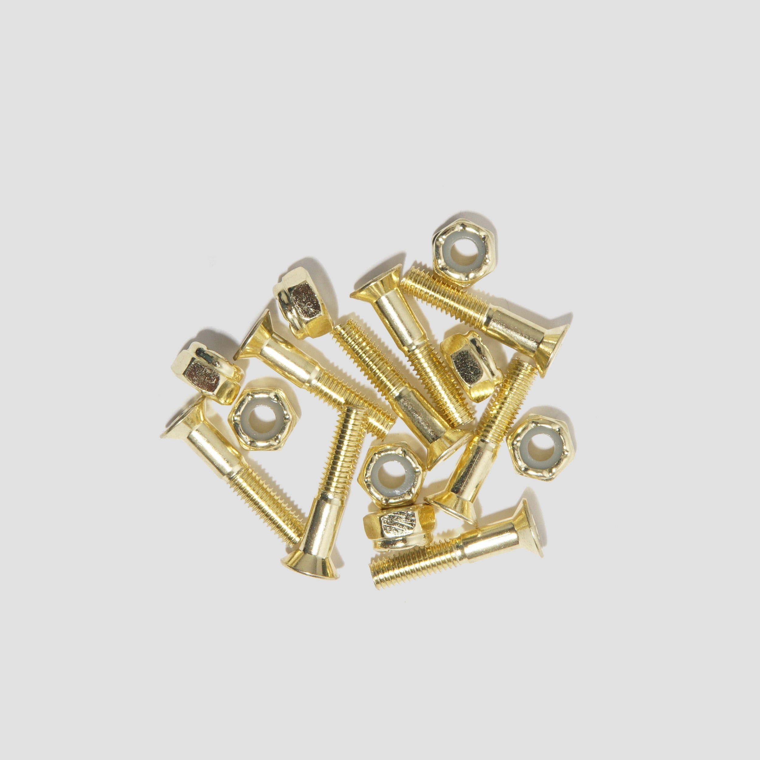 Lost Art 1 Inch Allen Skateboard Bolts Gold