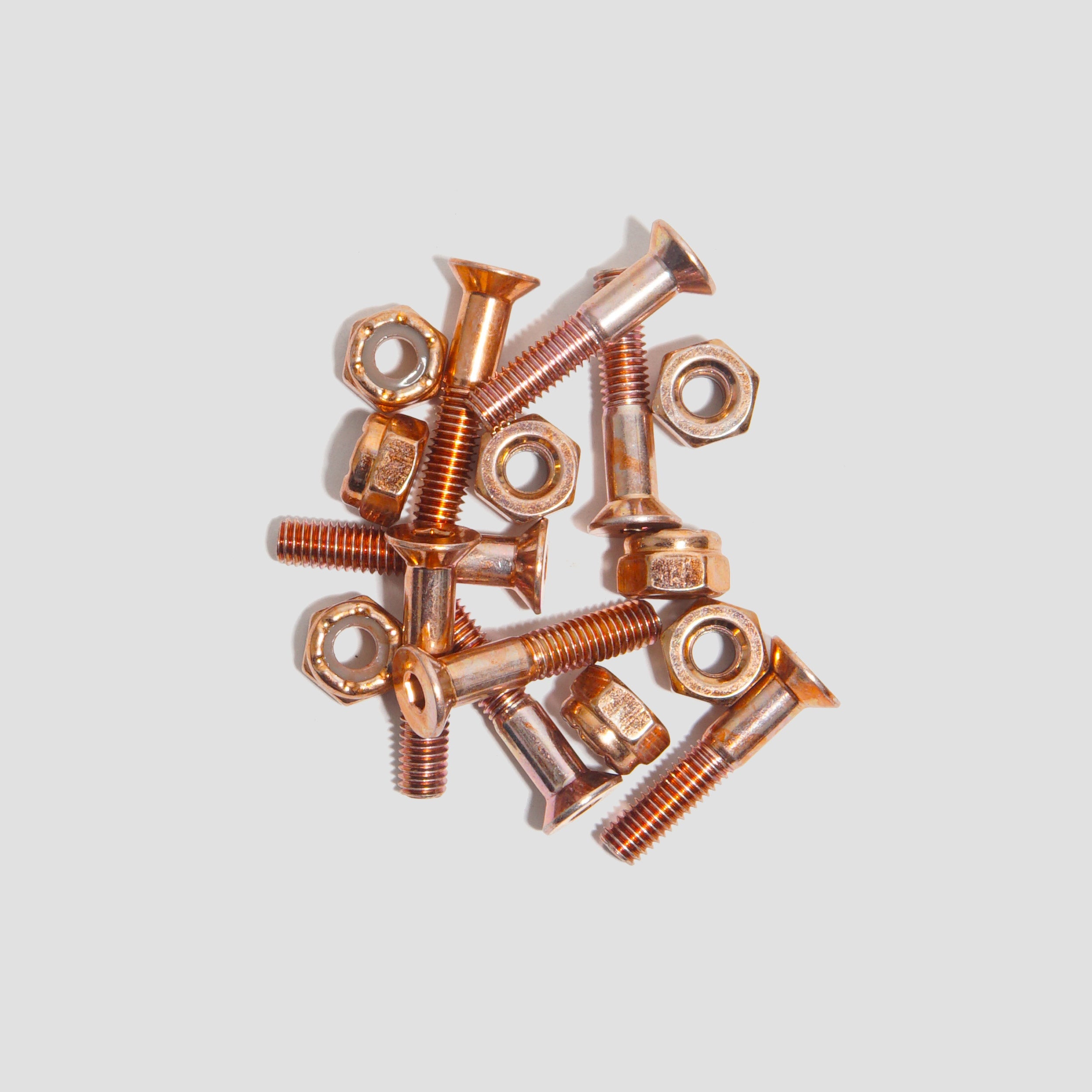 Lost Art 1 Inch Allen Skateboard Bolts Rose Gold