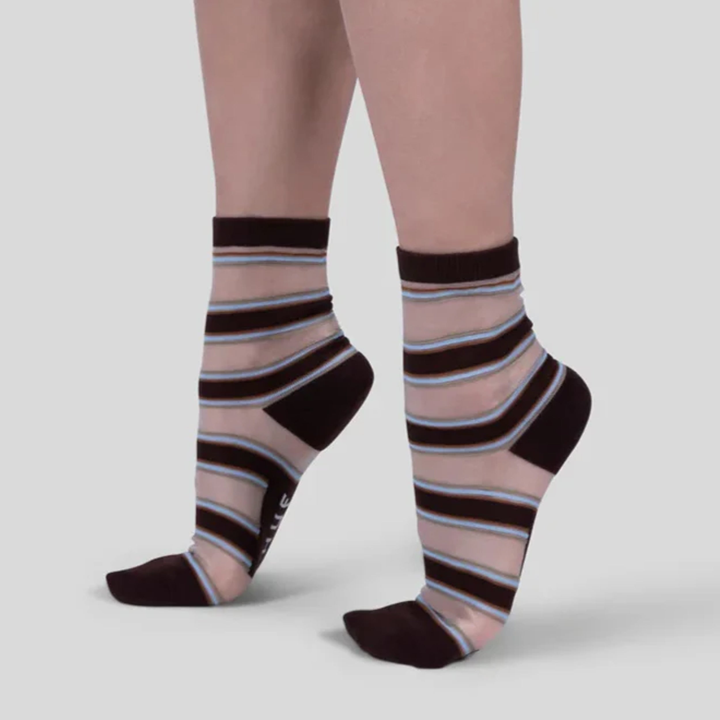 HUF Sheer Multi Stripe 1/4 Sock