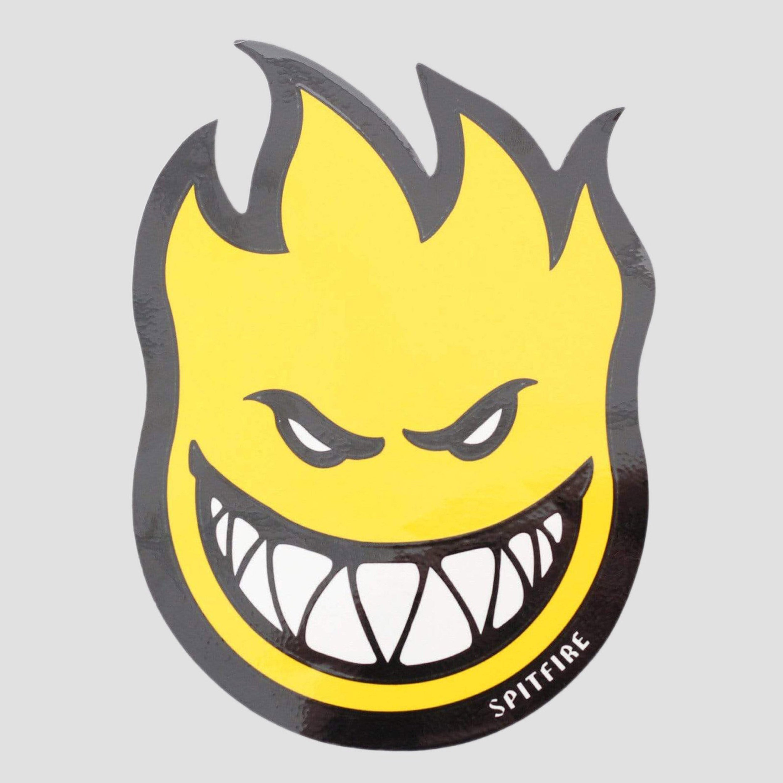 Spitfire Fireball Sticker XL Yellow