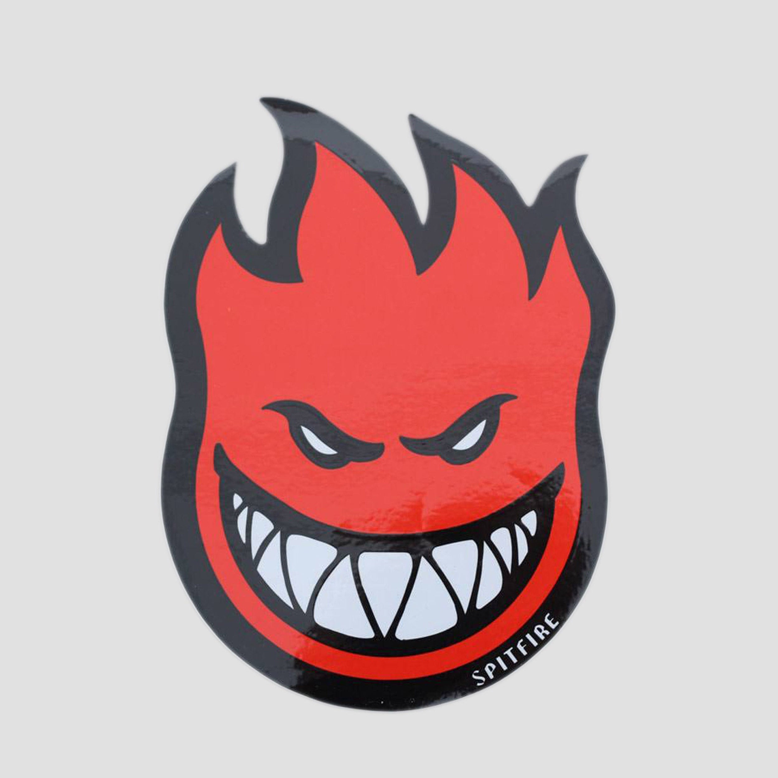 Spitfire Fireball Sticker Large Red
