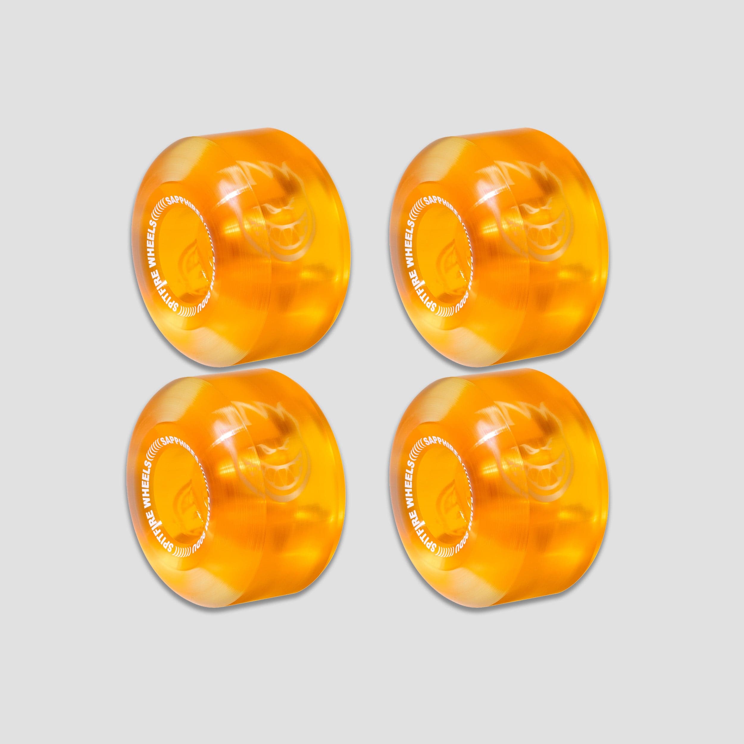 Spitfire 54mm 90a Sapphires Radial Skateboard Wheels Orange