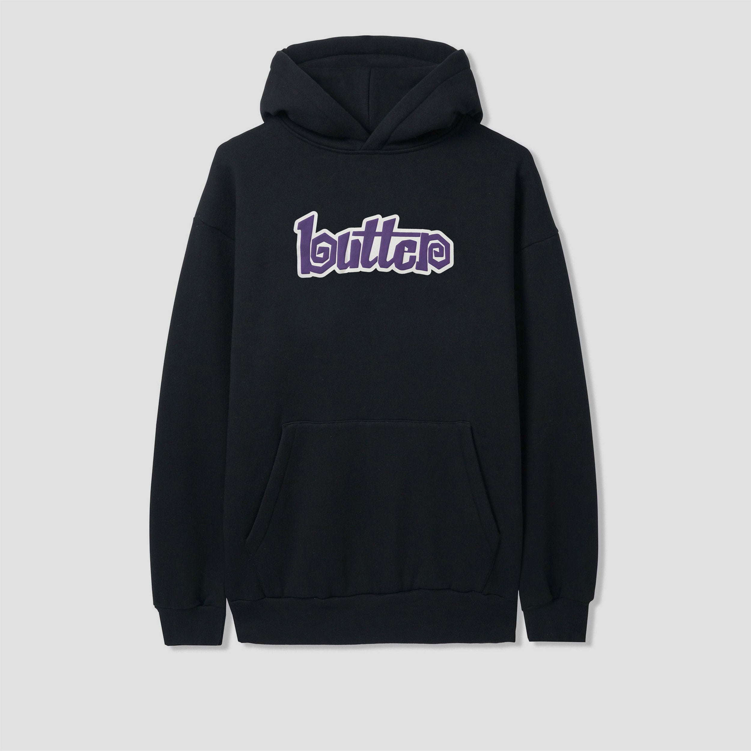 Butter Goods Swirl Pullover Hood Black