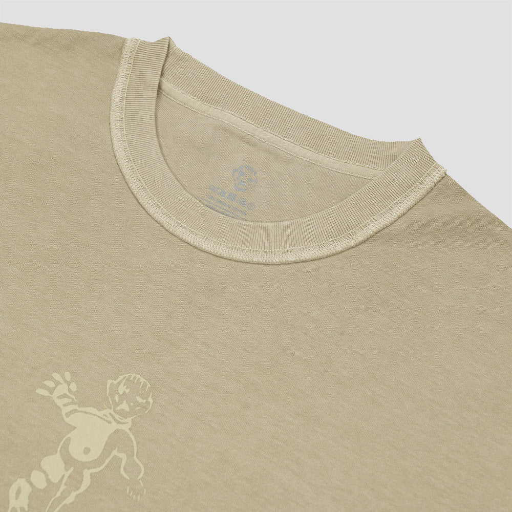 Dancer OG Logo Inside Out T-Shirt Tan