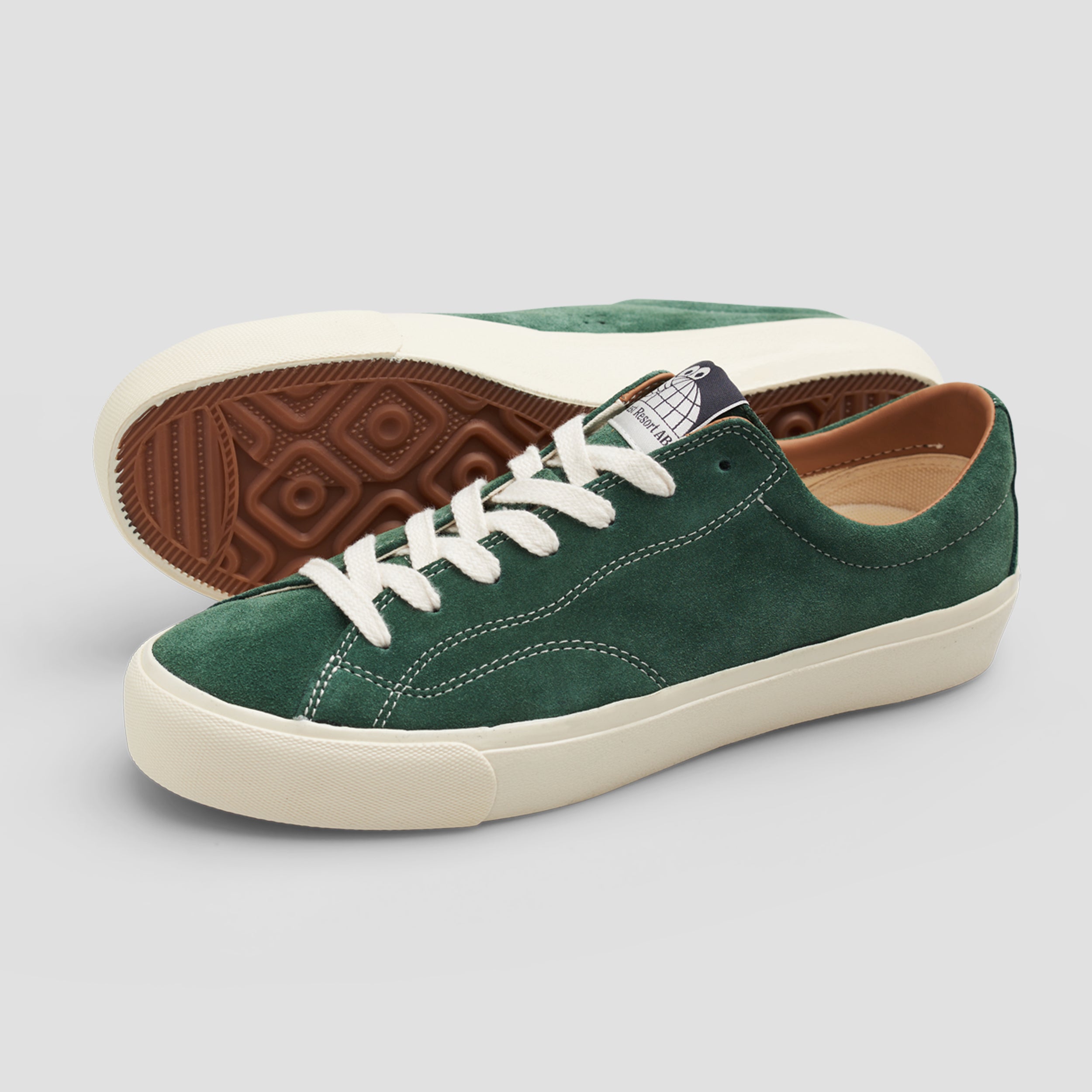 Last Resort AB VM003 Lo Suede Elm Green / White