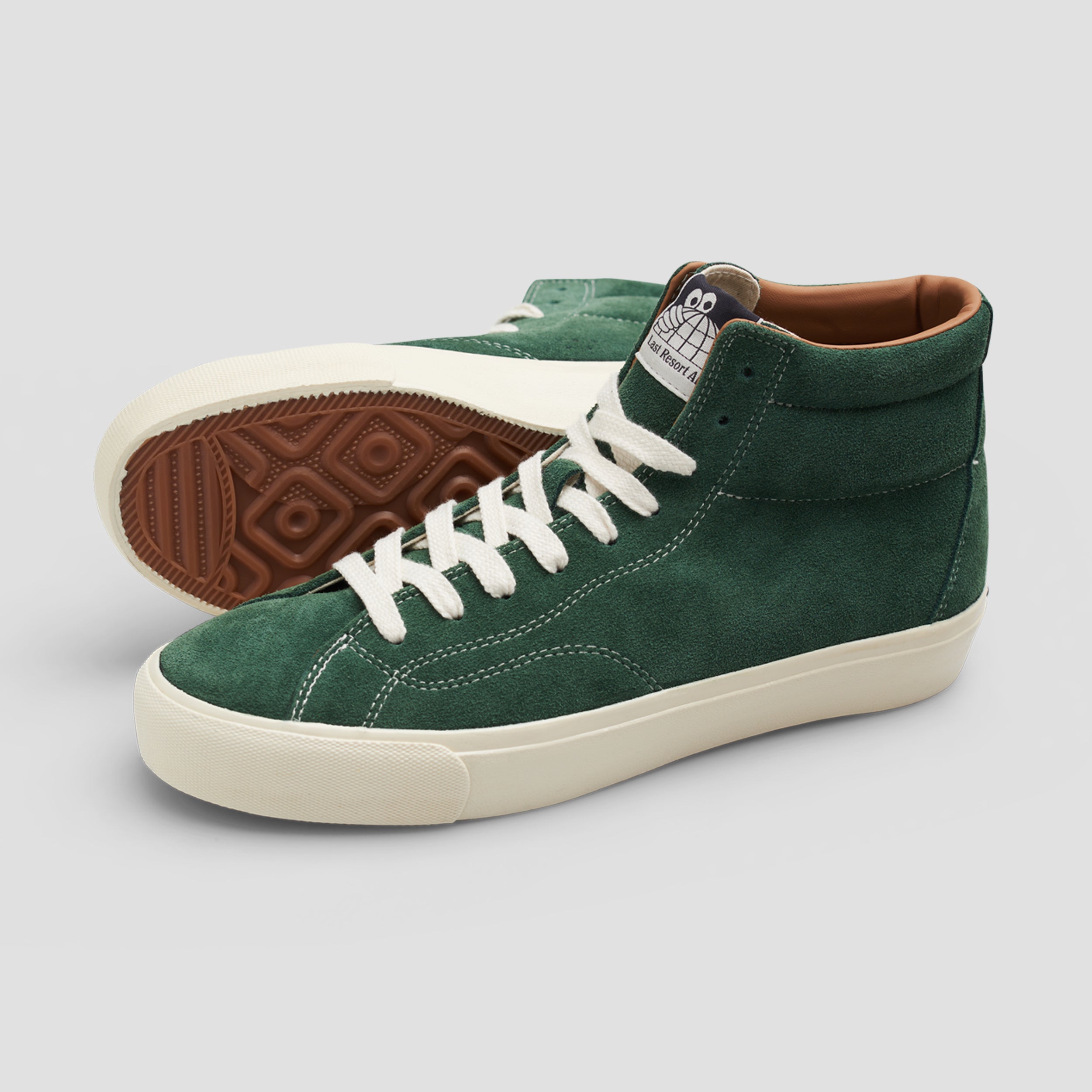Last Resort AB VM003 Hi Suede Elm Green / White