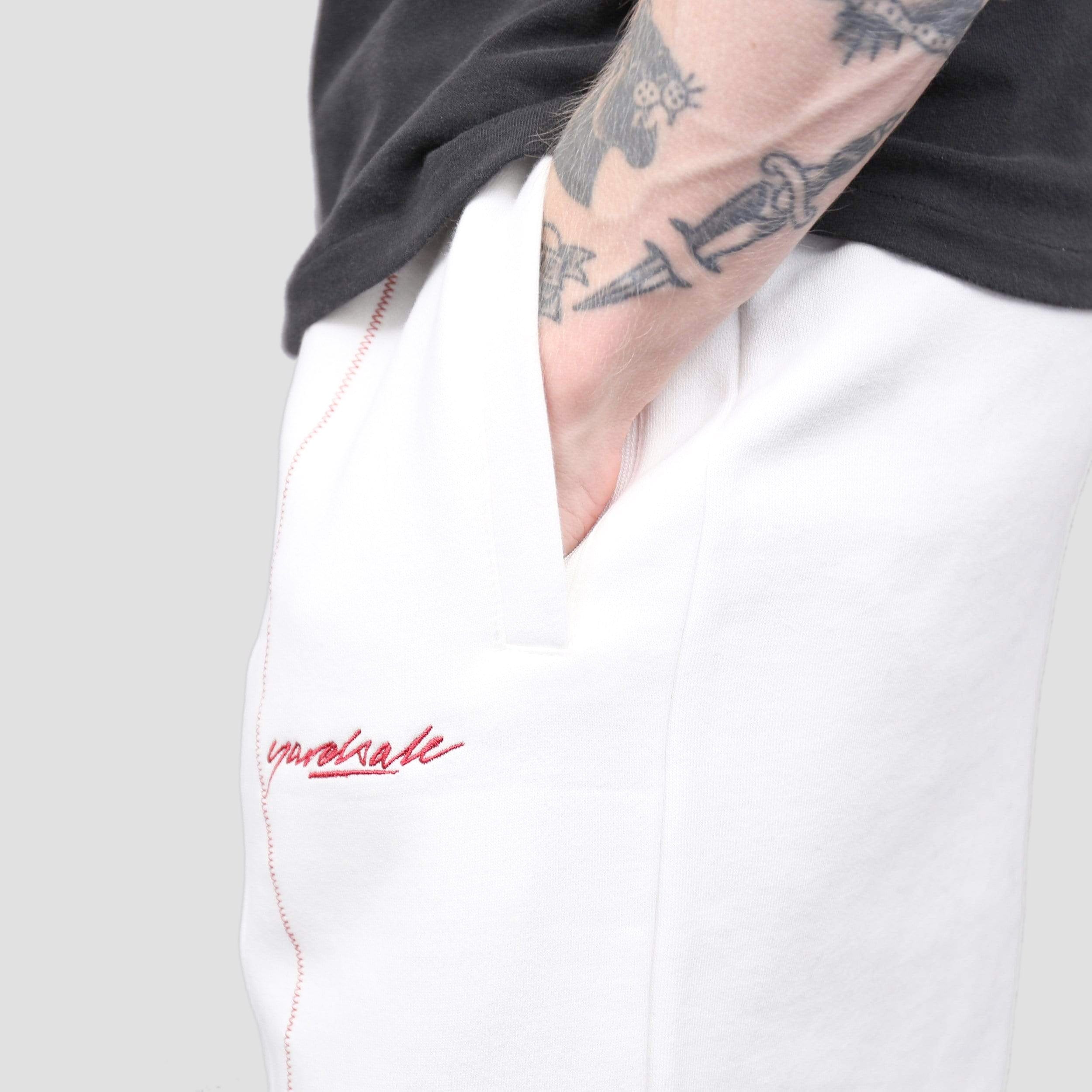 Yardsale Tijuana Sweat Shorts White / Red