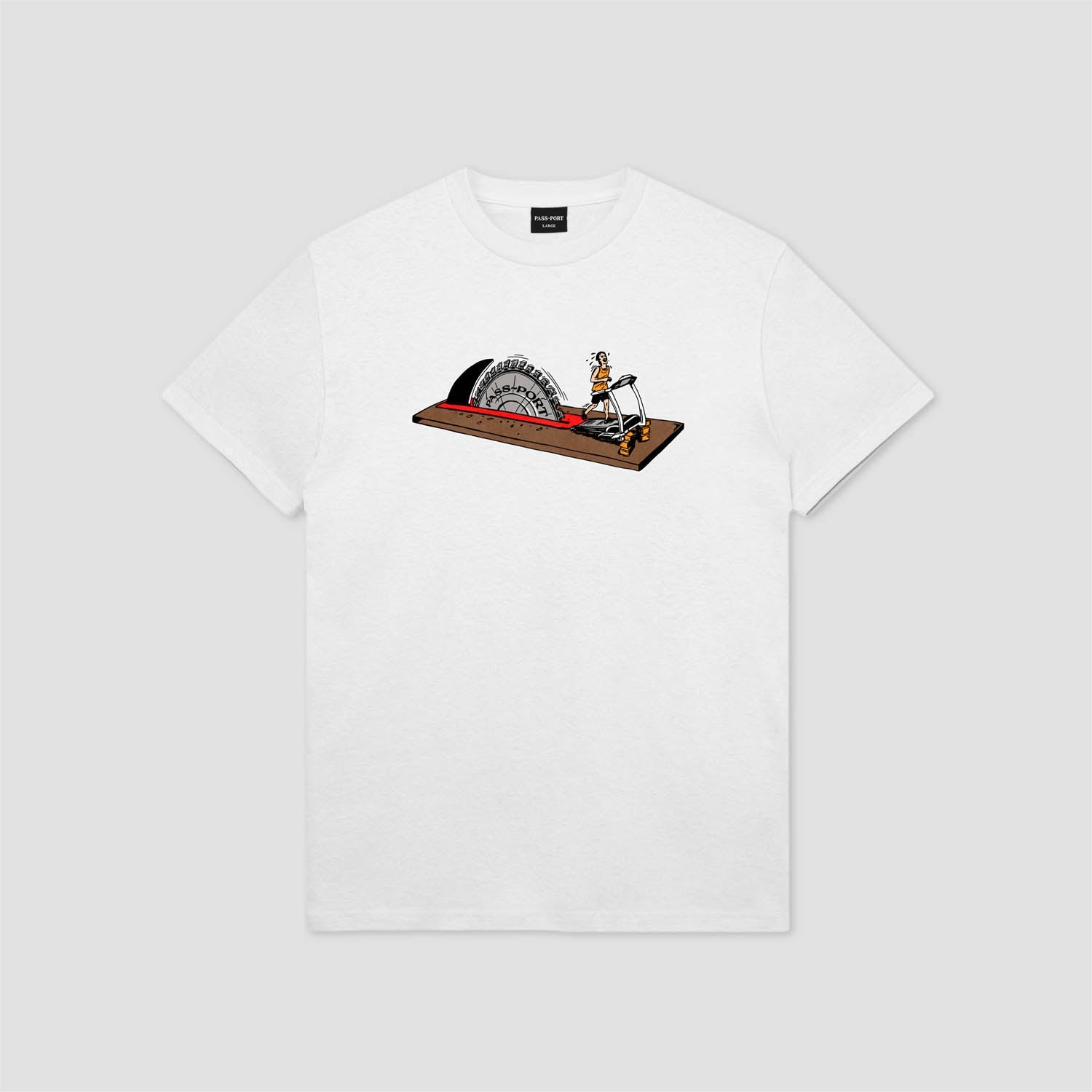 PassPort Keep Running T-Shirt White