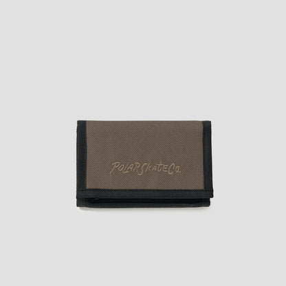 Polar Surf Logo Key Wallet Grey Brown