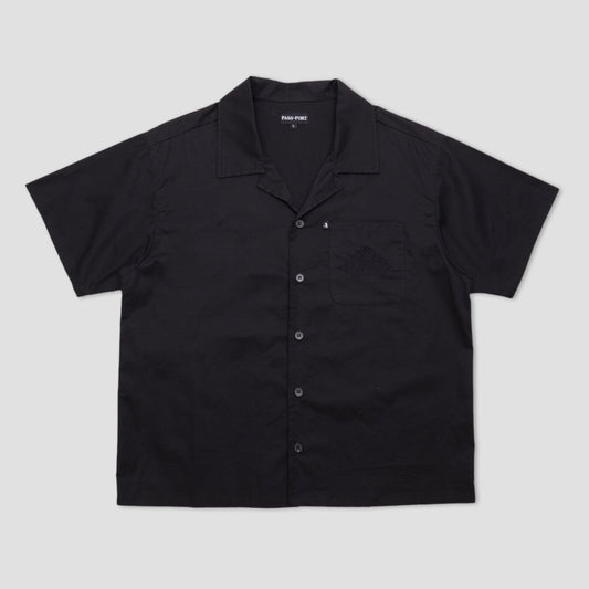 PassPort Manuscript Casual Shirt Black