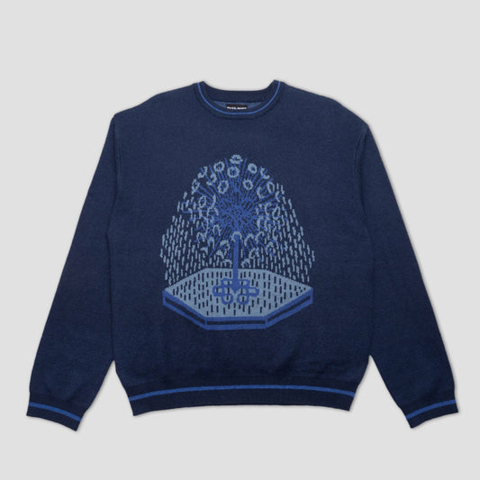 PassPort Kings X Fountain Mohair Crew Navy