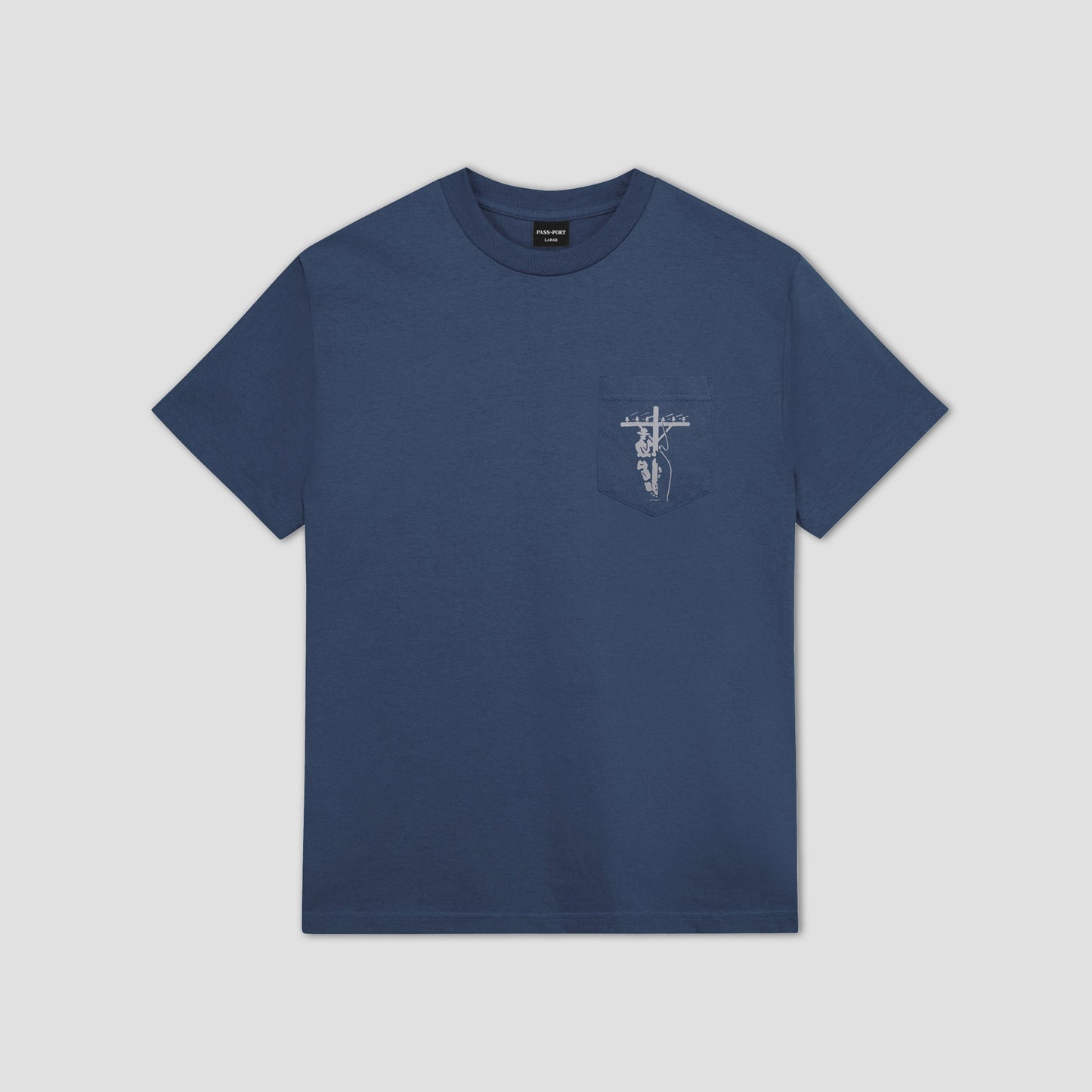 PassPort Line~Worx Pocket T-Shirt Harbour Blue