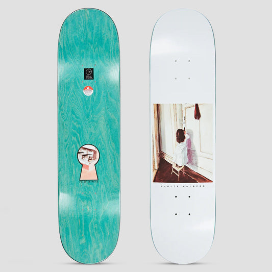 Polar 8.0 Hjalte Halberg Keyhole Skateboard Deck White