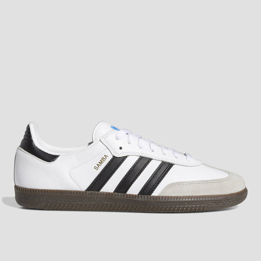 adidas Samba ADV Skate Shoes Footwear White / Core Black / Gum