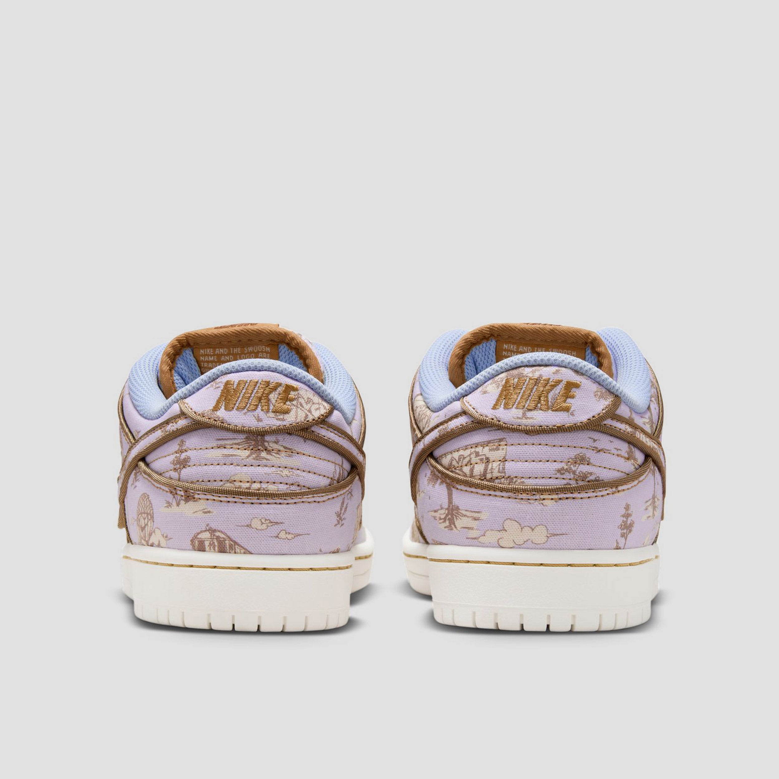 Nike SB Dunk Low Pro Premium Skate Shoes Football Grey / Coconut Milk - Khaki