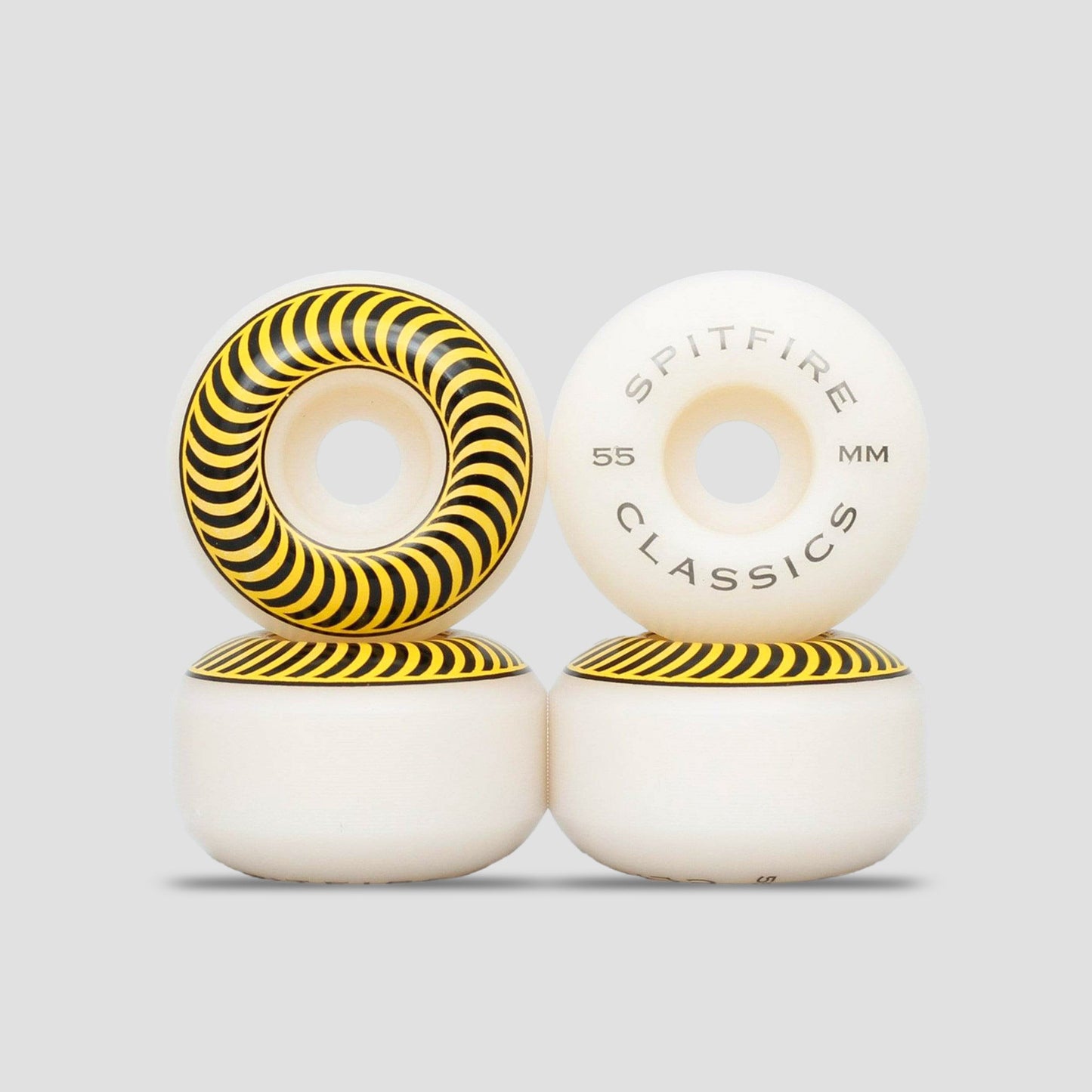 Spitfire 55mm Classic Wheels White