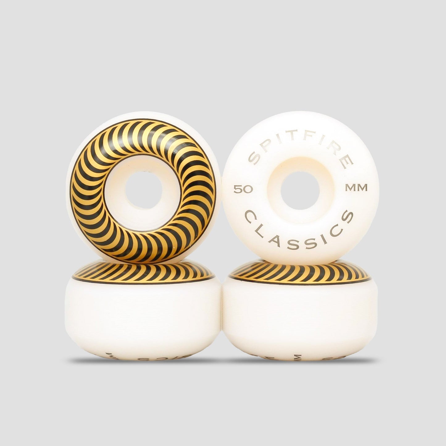 Spitfire 50mm Classic Wheels White