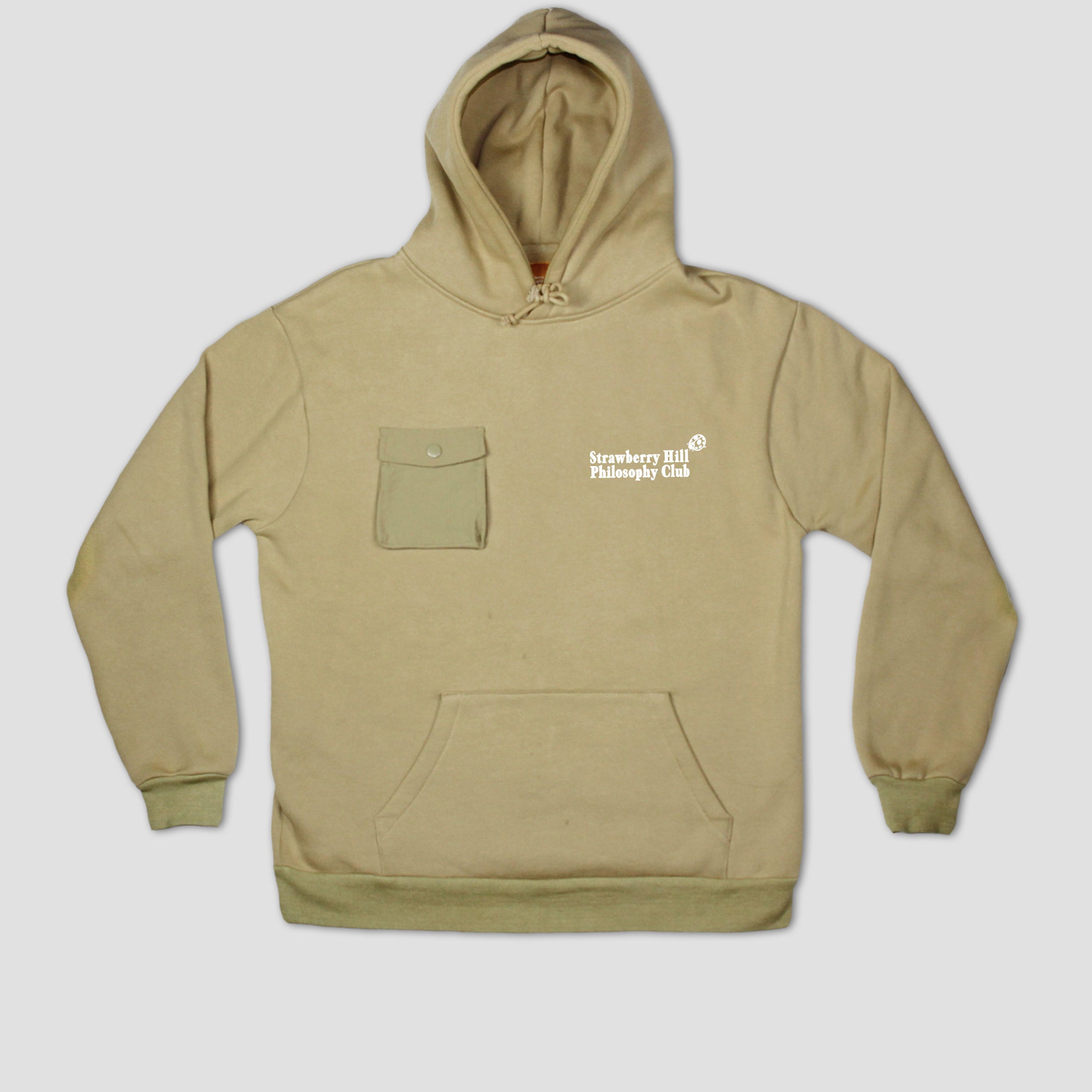 Strawberry Hill Philosophy Club Cargo Pocket Hood Wheat