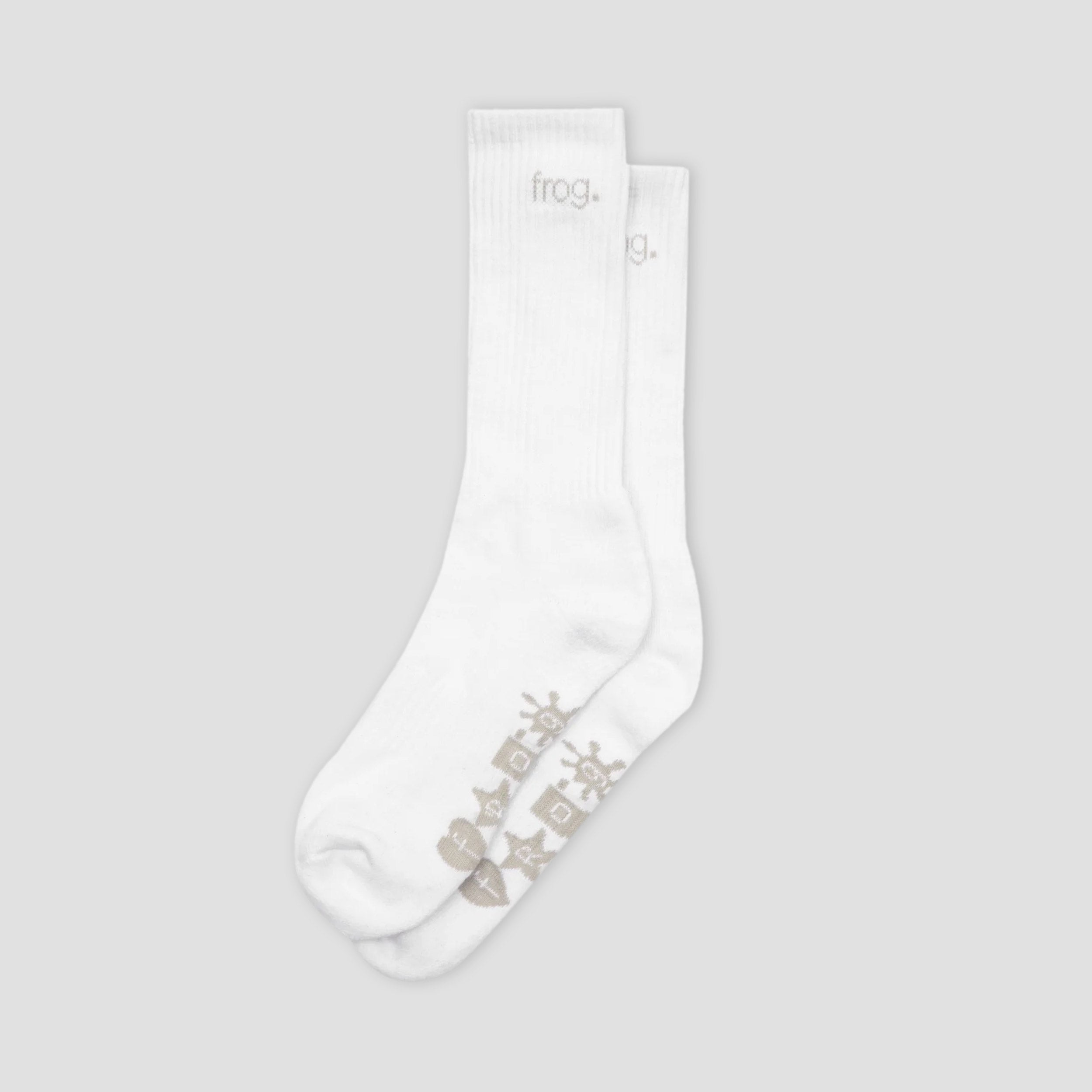 Frog Socks White