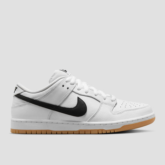 Nike SB Dunk Low Pro Skate Shoes White / Black / Gum