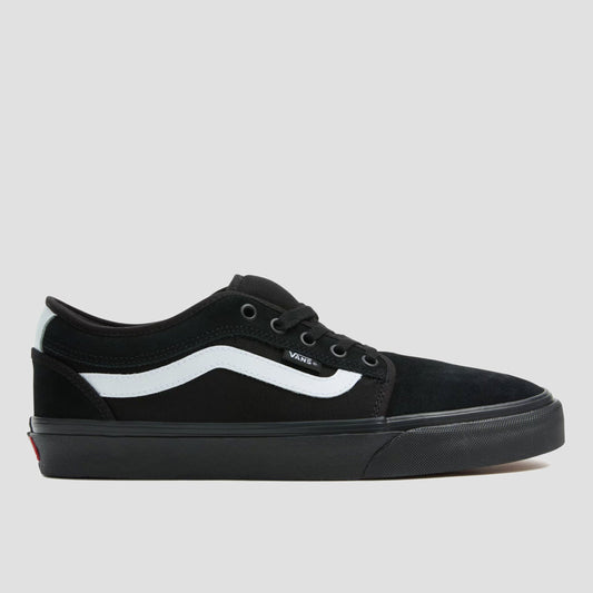 Vans Chukka Low Sidestripe Skate Shoes Black / Black / White