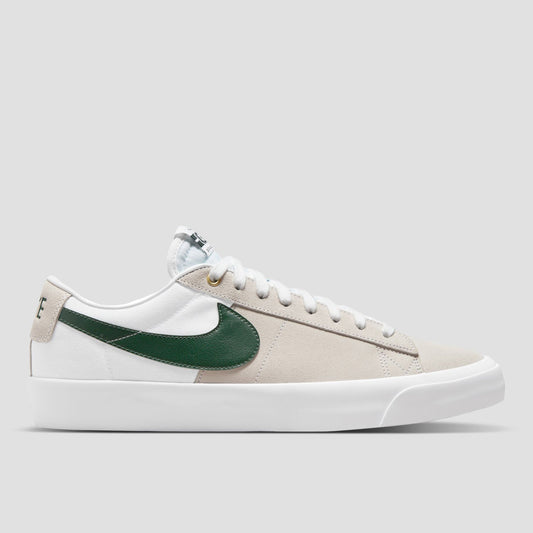 Nike SB Blazer Low Pro GT Shoes White / Fir - White - Gum Light Brown