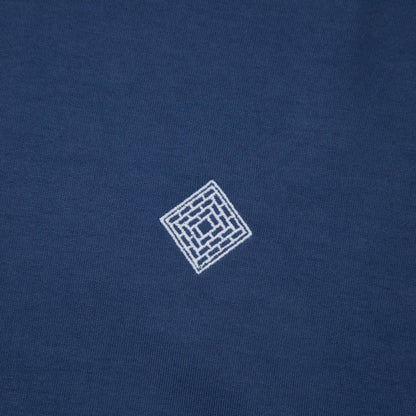 The National Embroidered Logo T-Shirt Harbour Blue